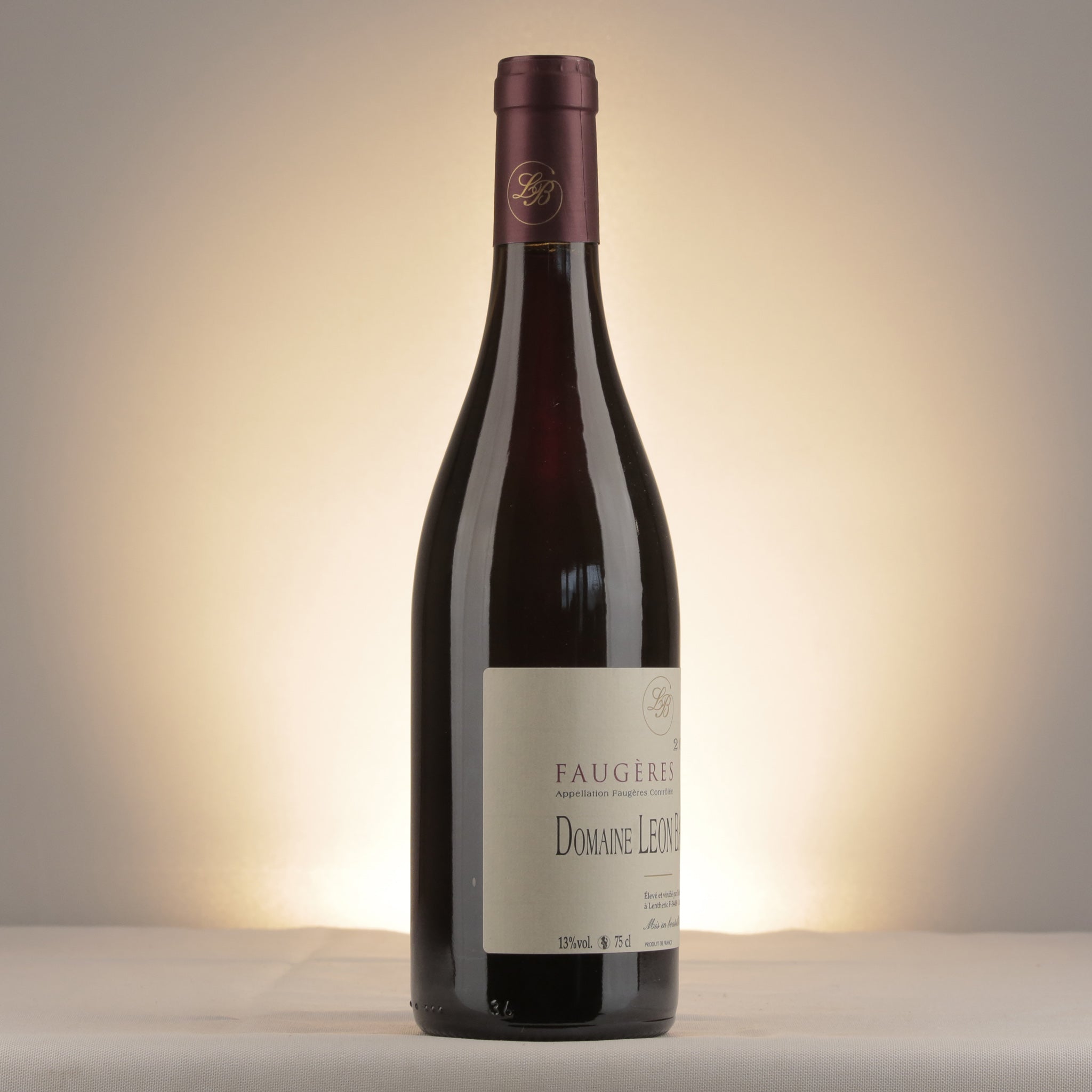 Domaine Léon Barral Rouge Faugères 2021 Bottle label