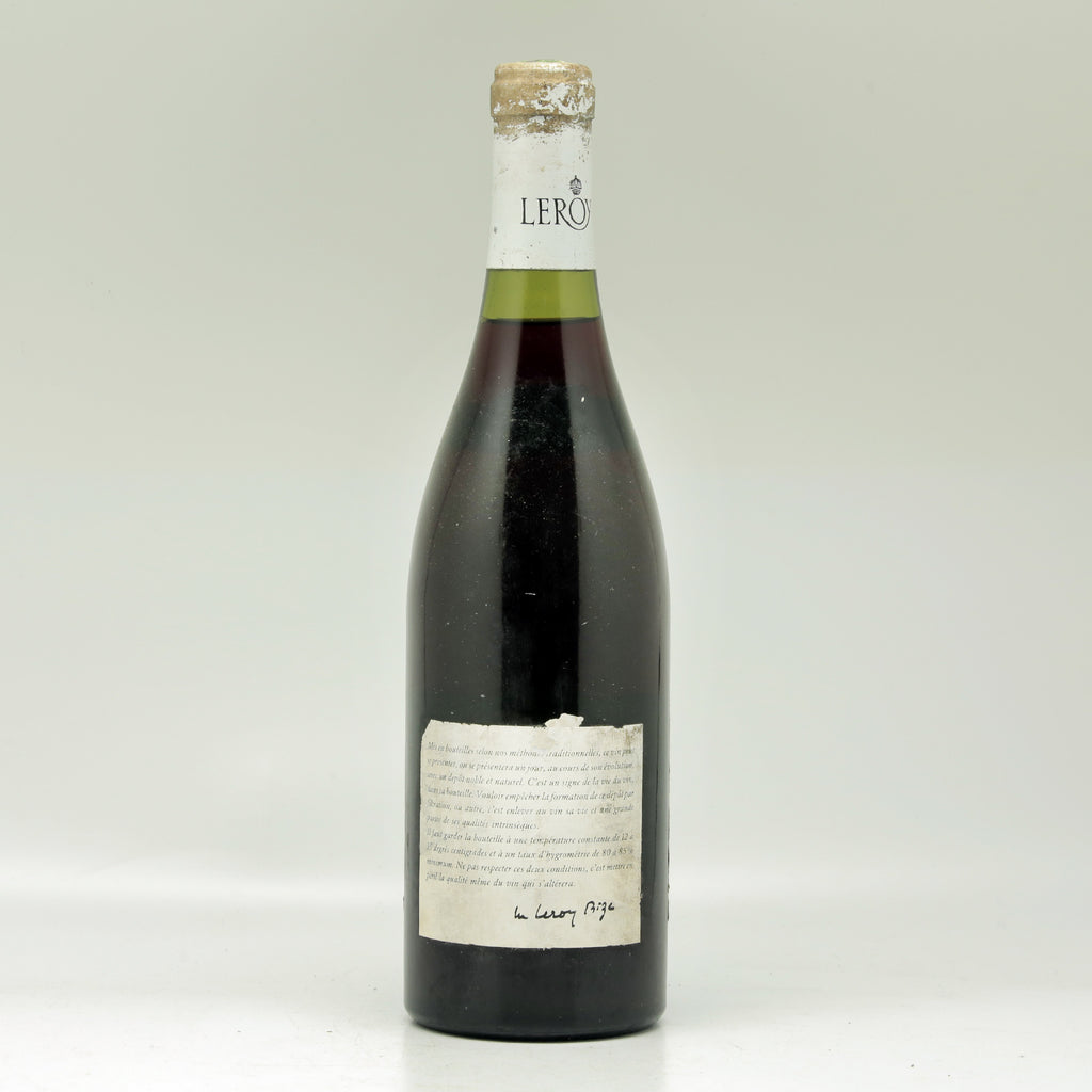 Domaine Leroy Chambertin Grand Cru 1984 Red wine Bottle