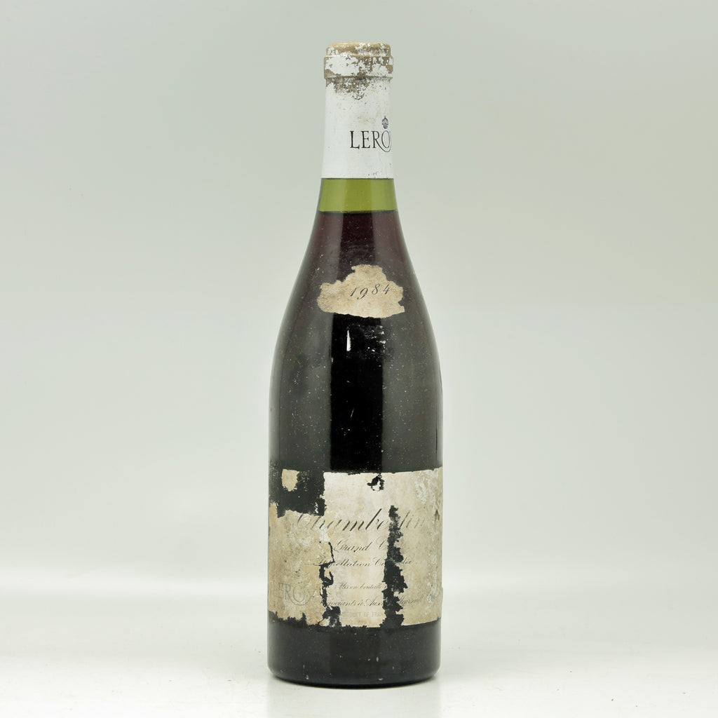 Domaine Leroy Chambertin Grand Cru 1984 Red wine Bottle