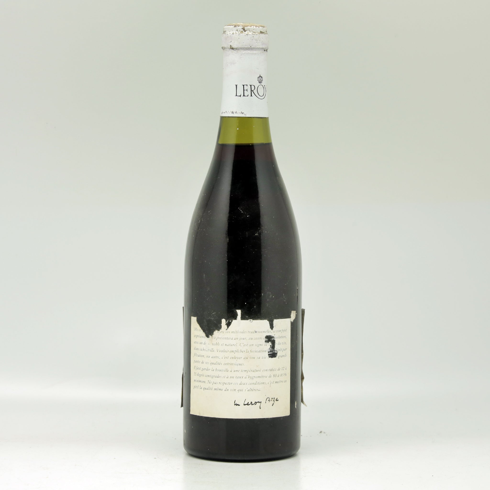 Domaine Leroy Les Saint-Georges Nuits-Saint-Georges 1er Cru 1984 Red wine Bottle