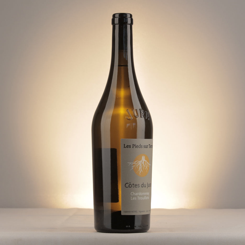 Les Pieds sur Terre Côtes du Jura  Les Trouillots Chardonnay 2022 Bottle label