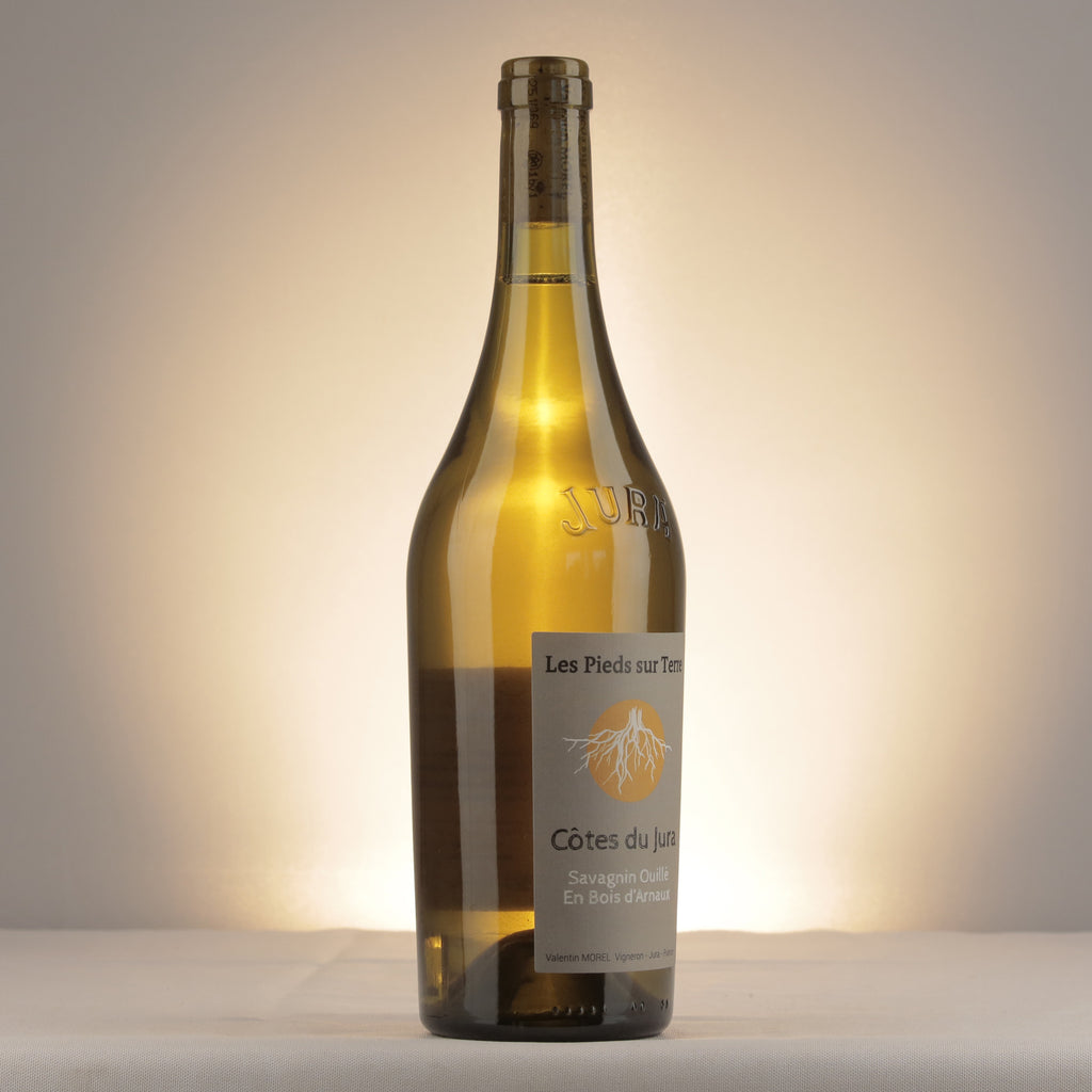 Les Pieds sur Terre En Bois d'Arnaux Savagnin Ouillé 2020 Bottle label