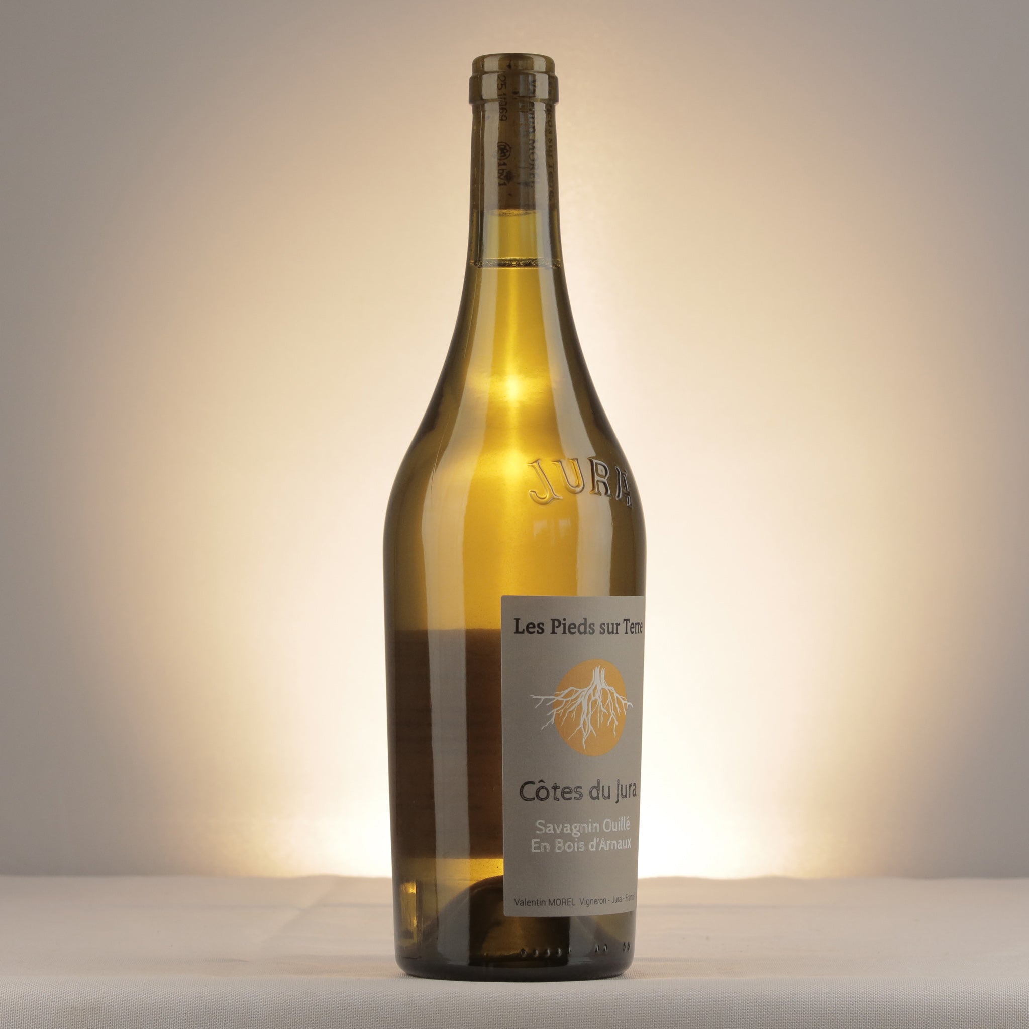Les Pieds sur Terre En Bois d'Arnaux Savagnin Ouillé 2020 Bottle label