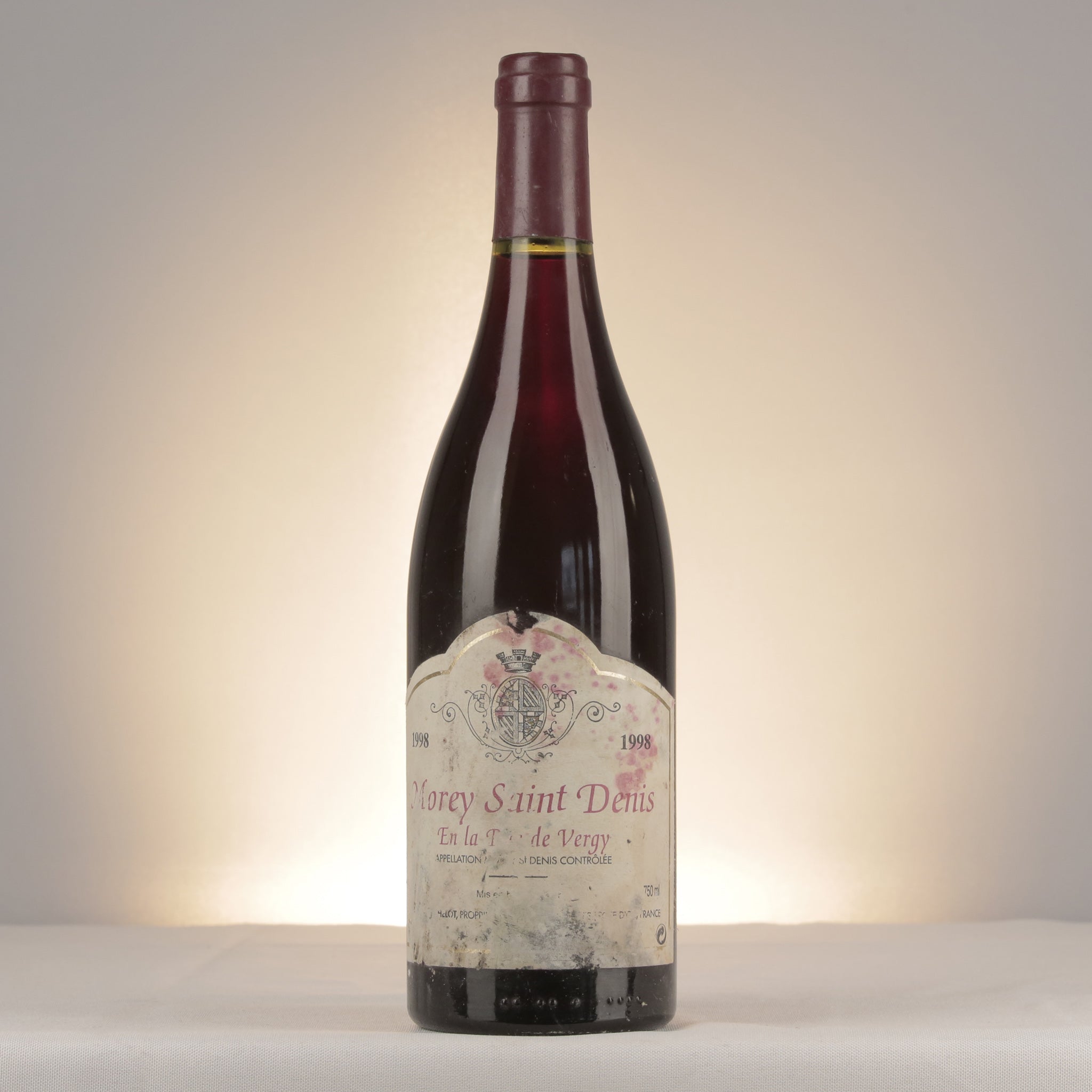 Lignier-Michelot Morey-Saint-Denis En la Rue de Vergy Rouge 1998 Bottle front