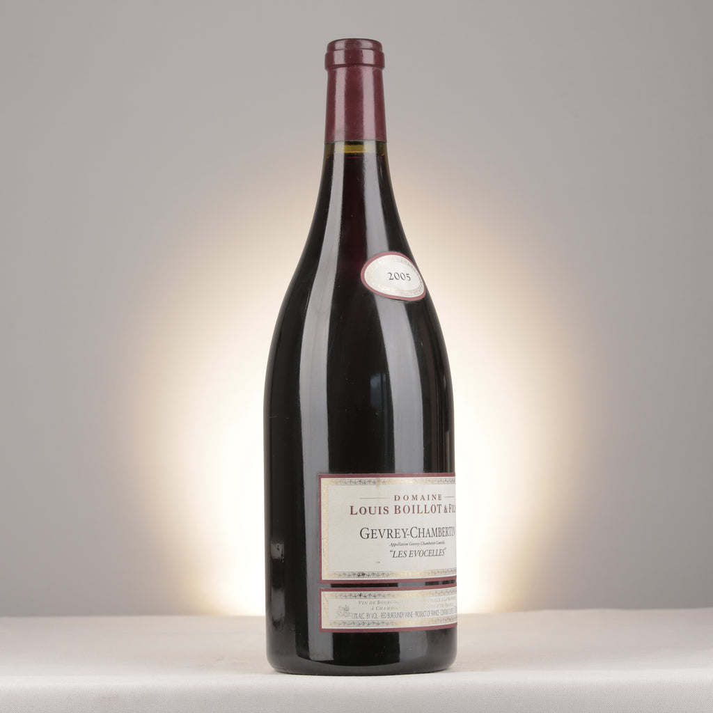 Louis Boillot & Fils Gevrey-Chambertin Les Evocelles 2005 Magnum turned right