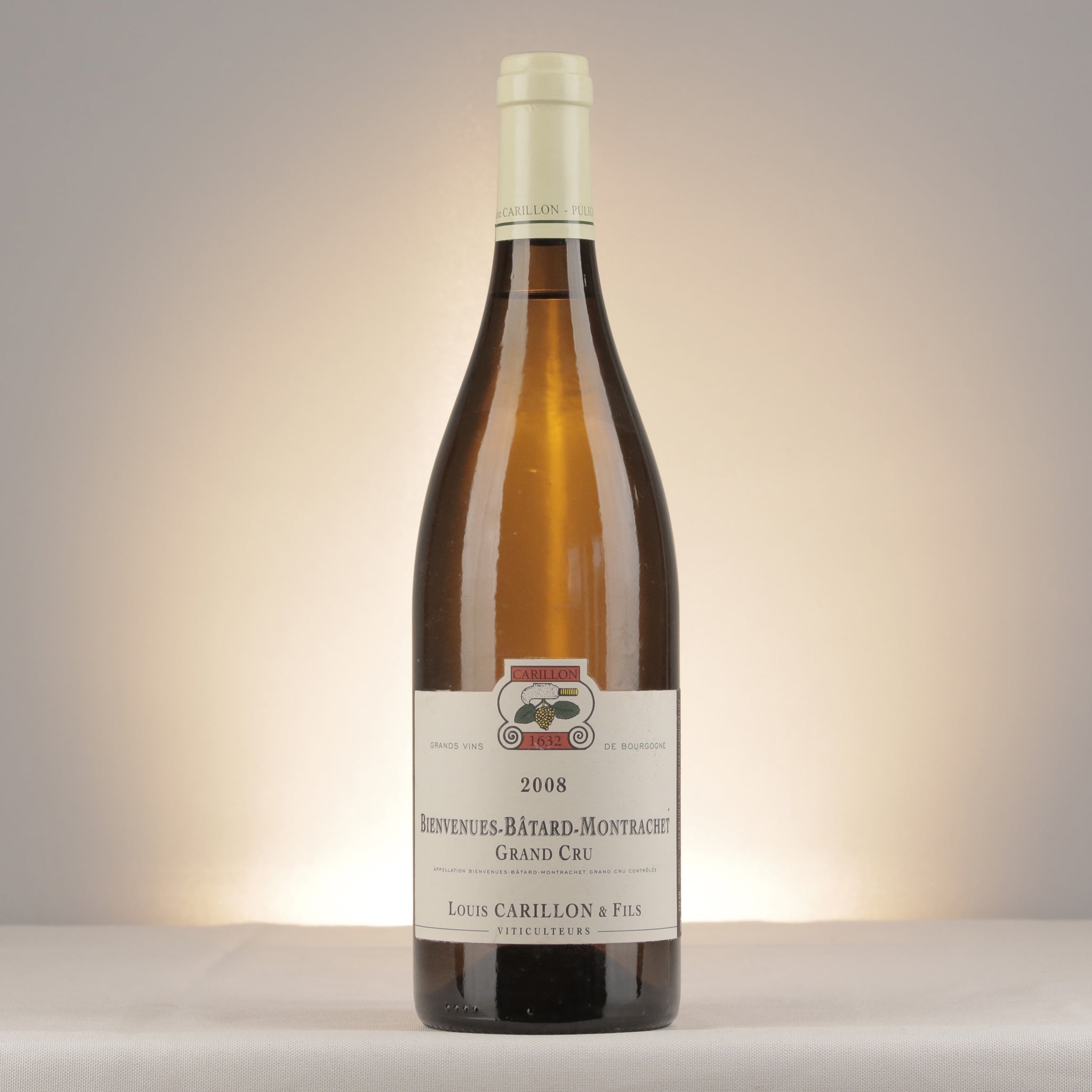 Domaine Louis Carillon et Fils Bienvenues-Batard-Montrachet Grand Cru 2008 Bottle front