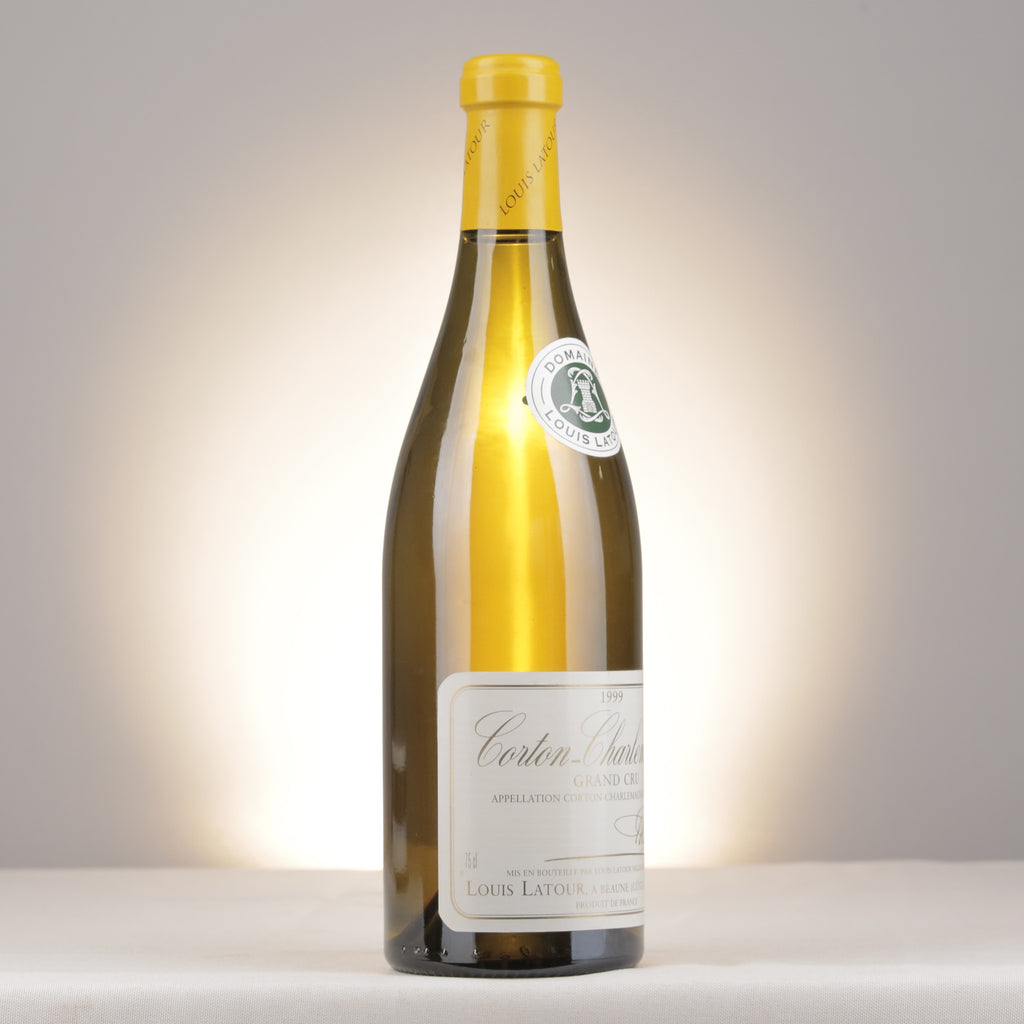Louis Latour Corton-Charlemagne Grand Cru 1999 Bottle turned right