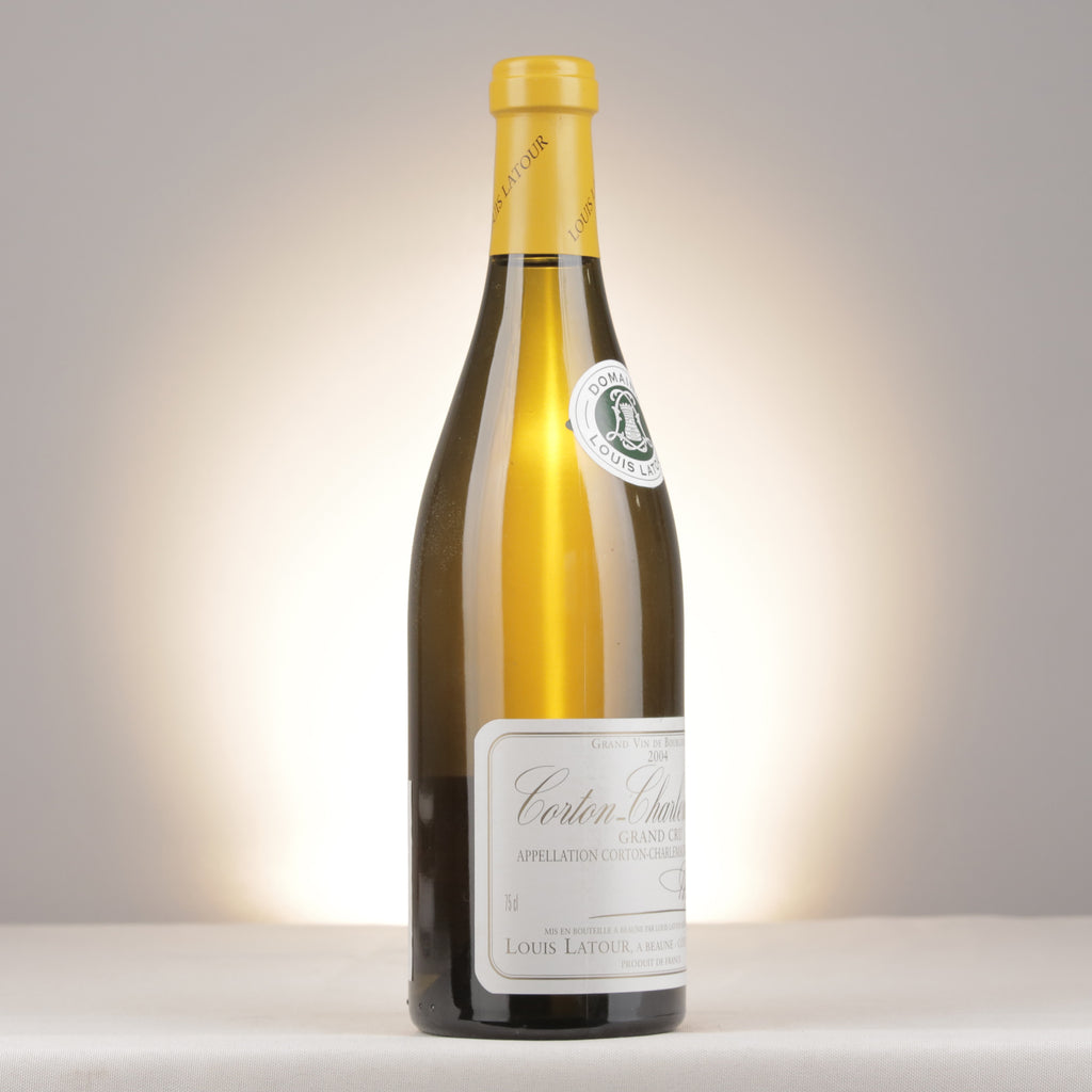 Louis Latour Corton-Charlemagne Grand Cru 2004 Bottle turned right