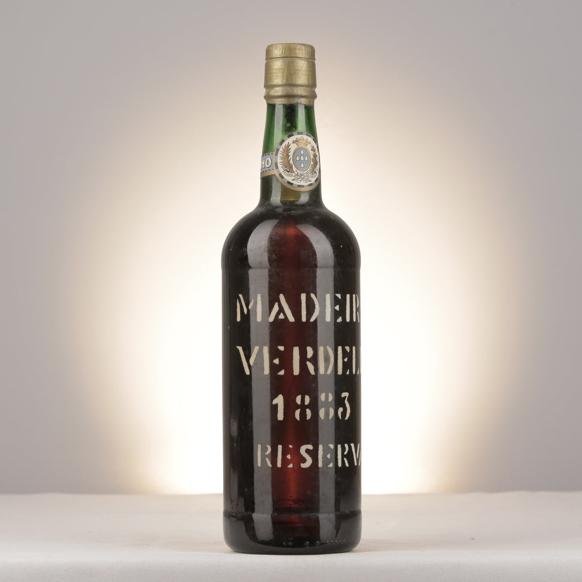 D'Oliveiras Verdelho Madeira 1883 Bottle turned right