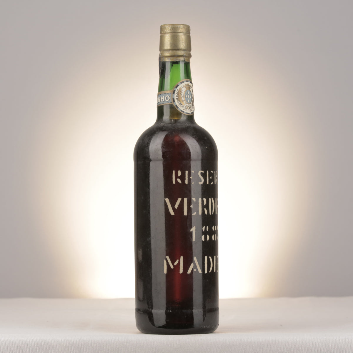 D'Oliveiras Verdelho Madeira 1885 Bottle turned right