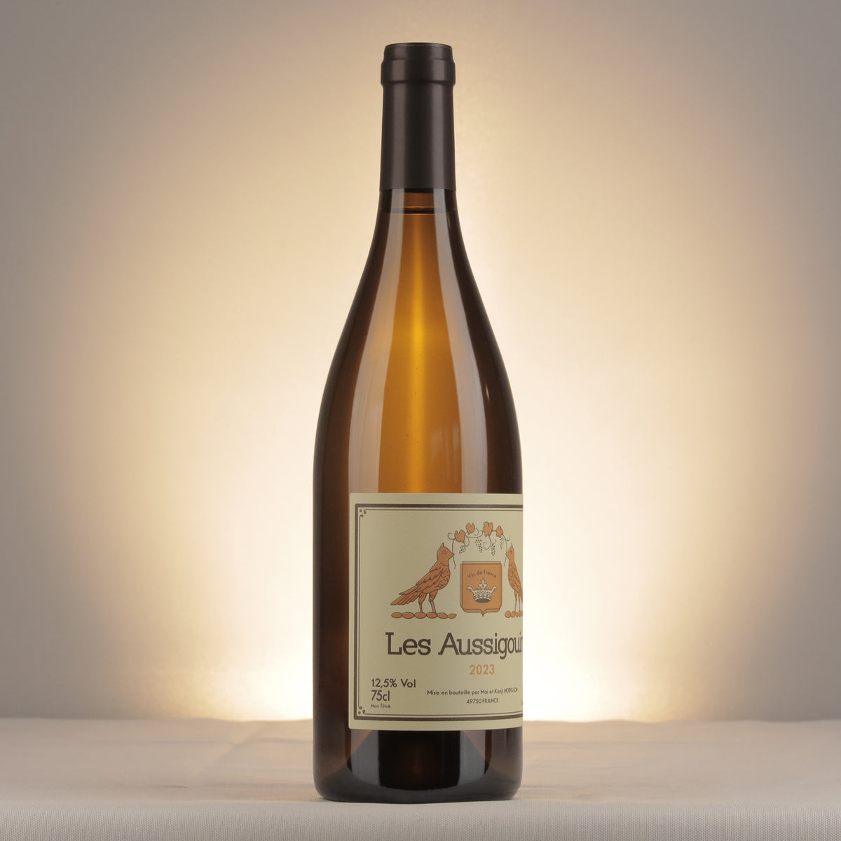 Mai et Kenji Hodgson Les Aussigouins VdF 2023 Bottle label