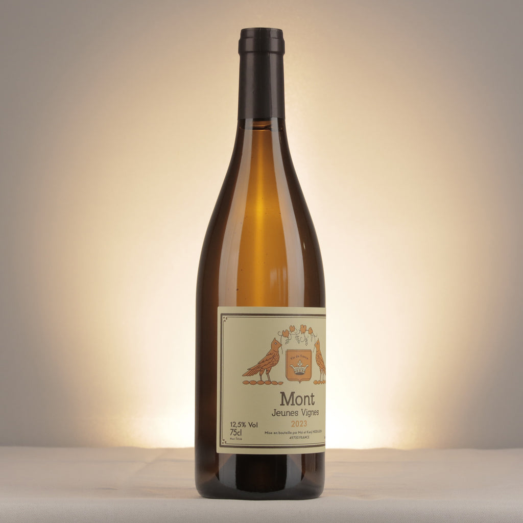 Mai et Kenji Hodgson Mont Jeunes Vignes 2023 Bottle label