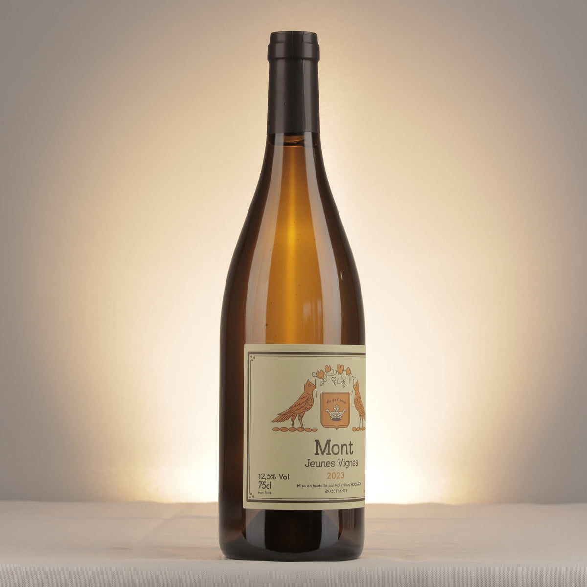 Mai et Kenji Hodgson Mont Jeunes Vignes 2023 Bottle label