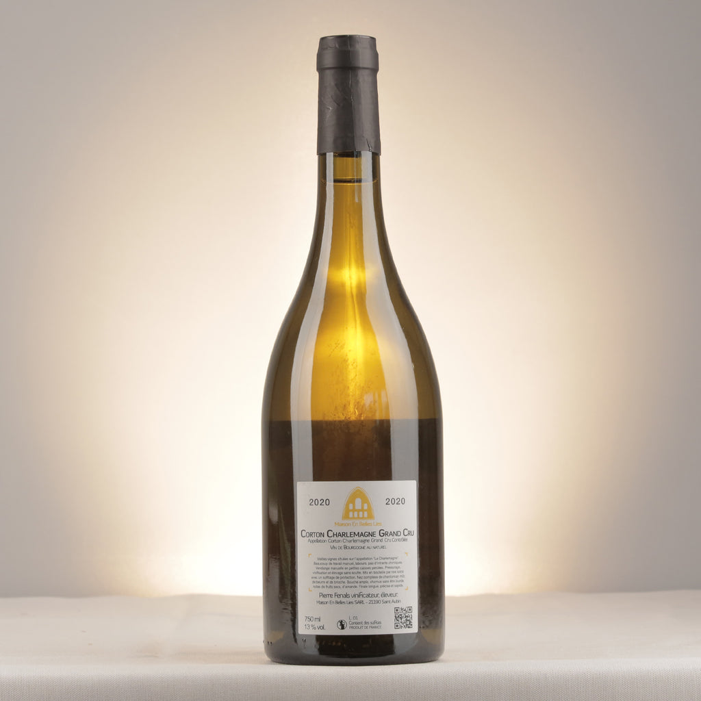 Maison en Belles Lies Corton-Charlemagne Grand Cru 2020 Bottle back