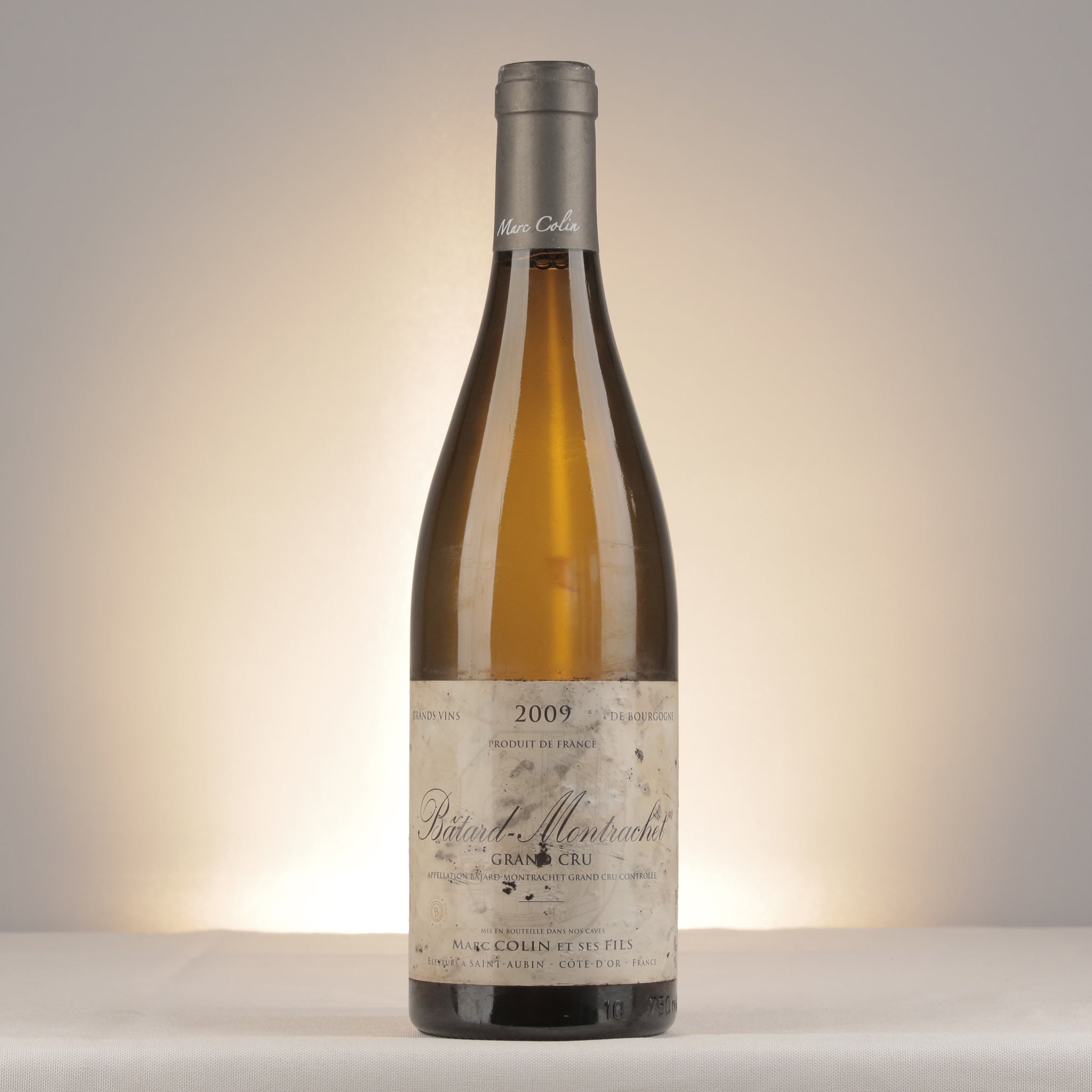 Marc Colin et Fils Batard-Montrachet Grand Cru 2009 Bottle front
