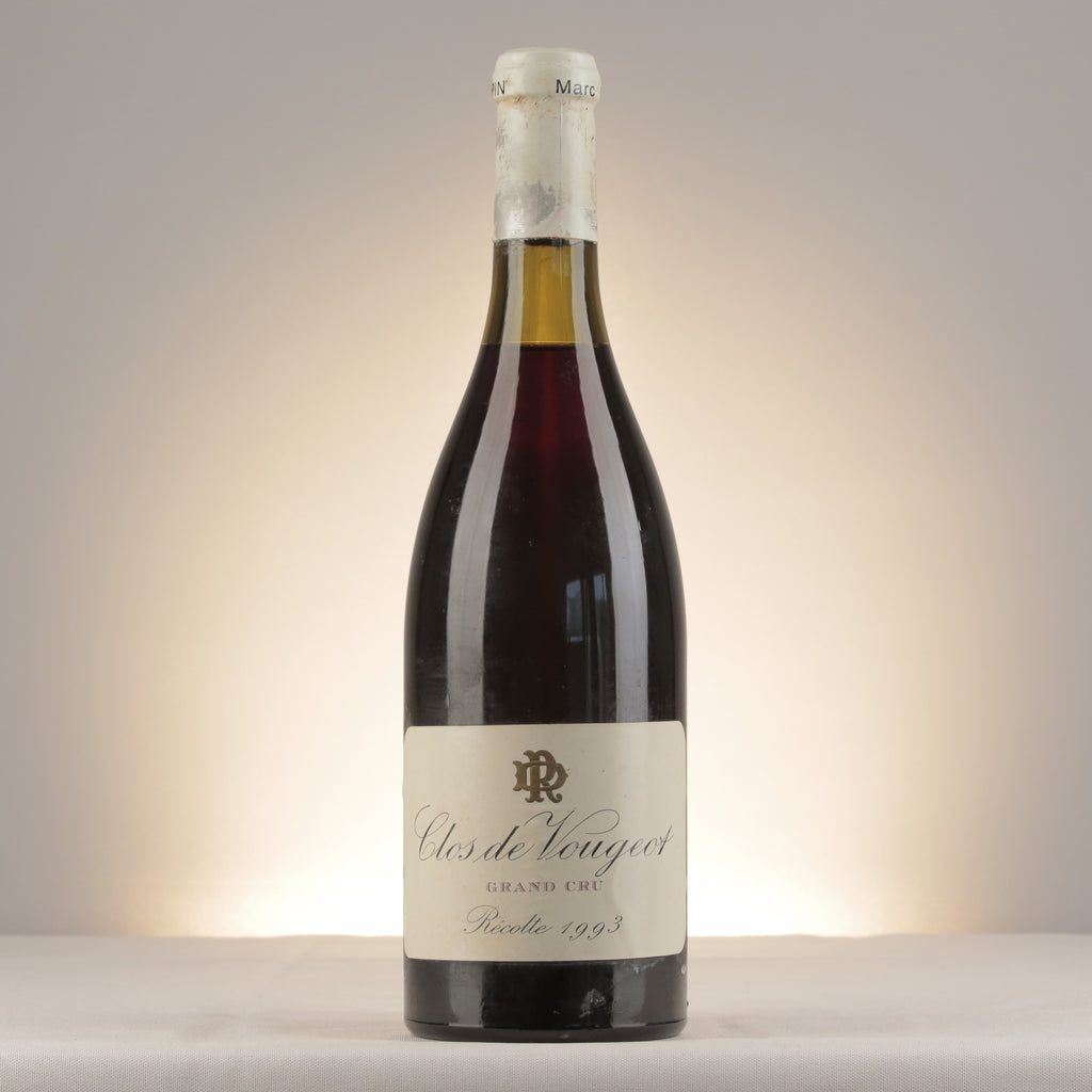 Marc Rougeot-Dupin Clos de Vougeot Grand Cru 1993 Bottle front (lot 4a37)