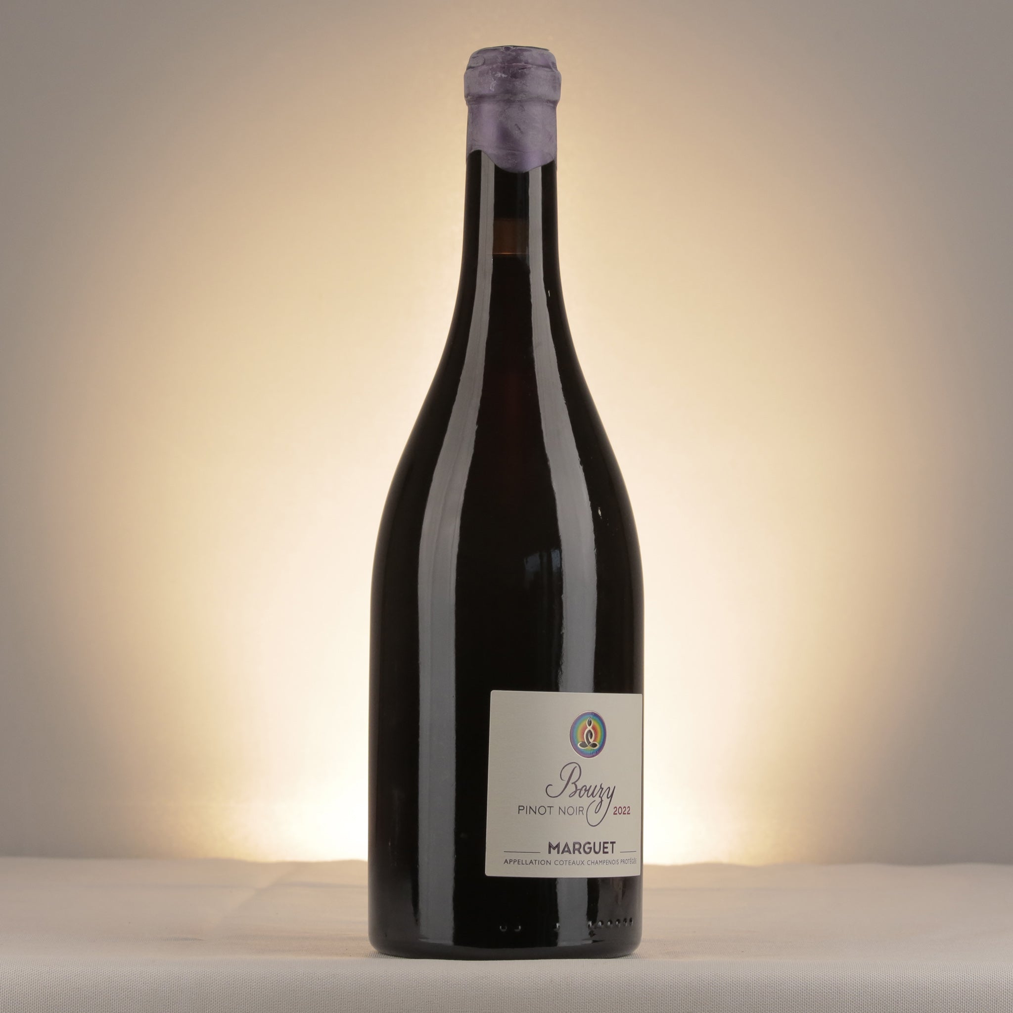 Marguet Bouzy Pinot Noir Coteaux Champenois 2022 Bottle label