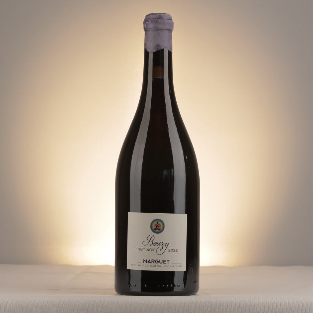 Marguet Bouzy Pinot Noir Coteaux Champenois 2022 Bottle front