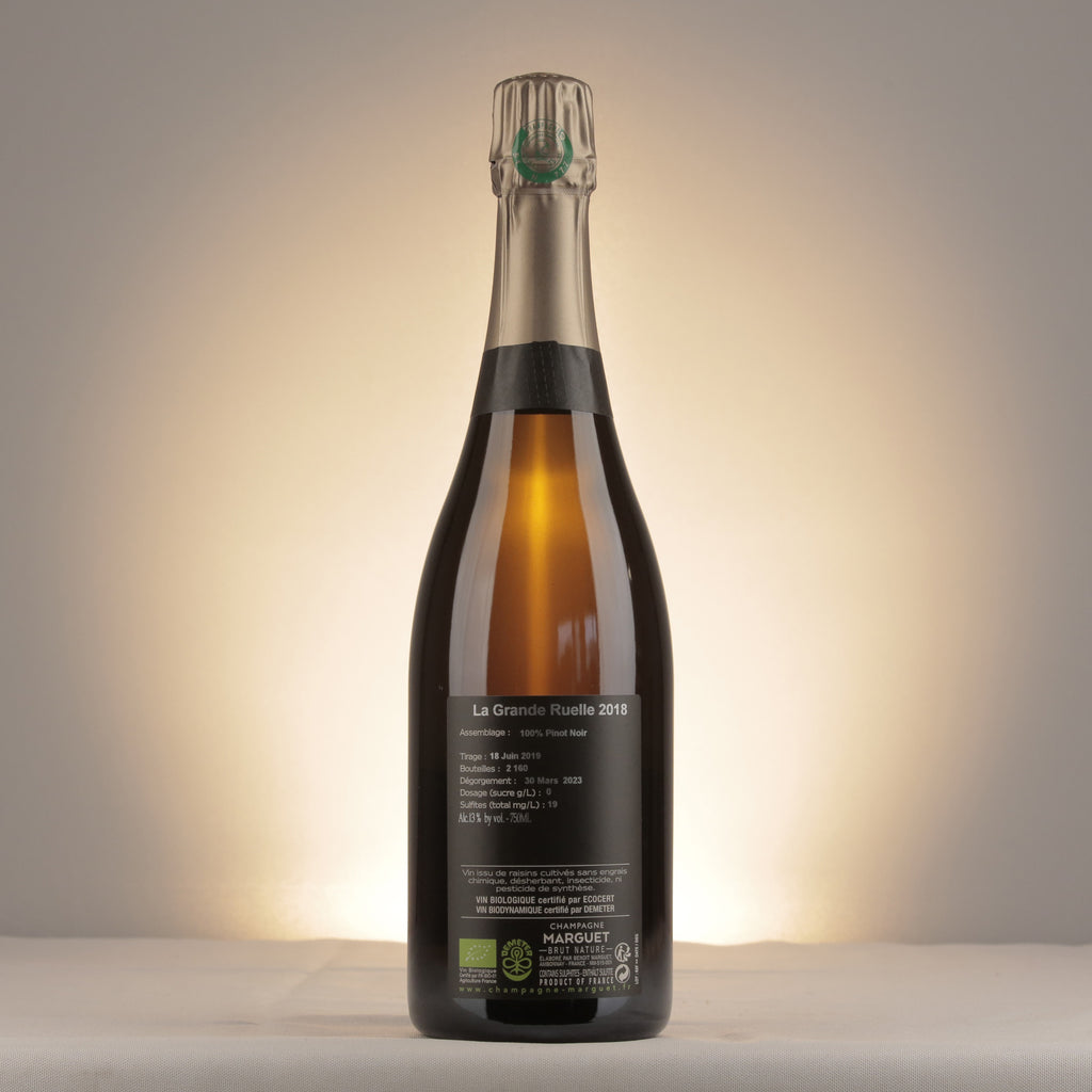 Marguet Grande Ruelle Grand Cru 2018 Bottle back