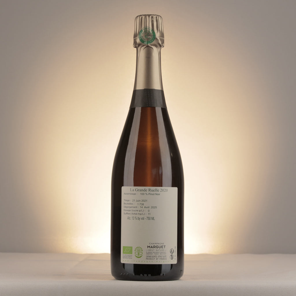 Marguet Grande Ruelle Grand Cru 2020 Bottle back