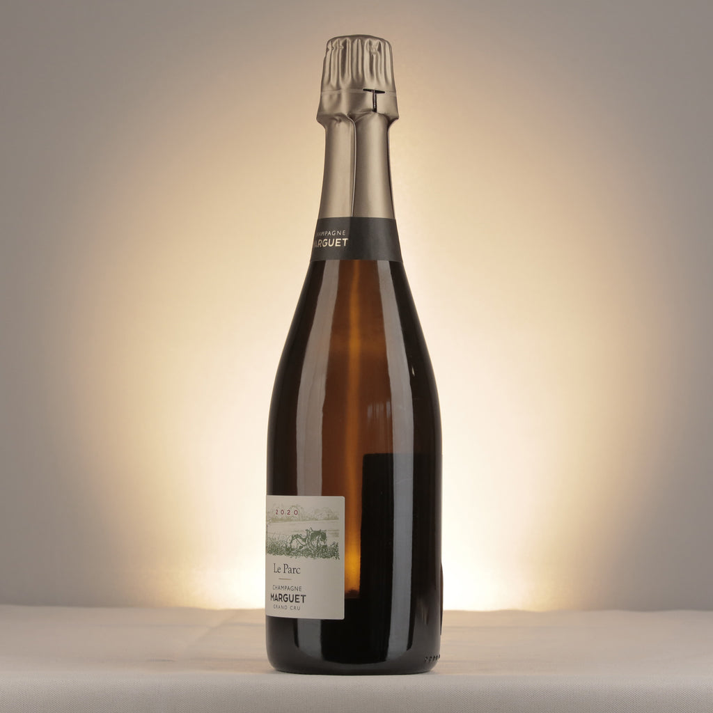 Marguet Le Parc Blanc de Blancs Grand Cru NV Bottle detail