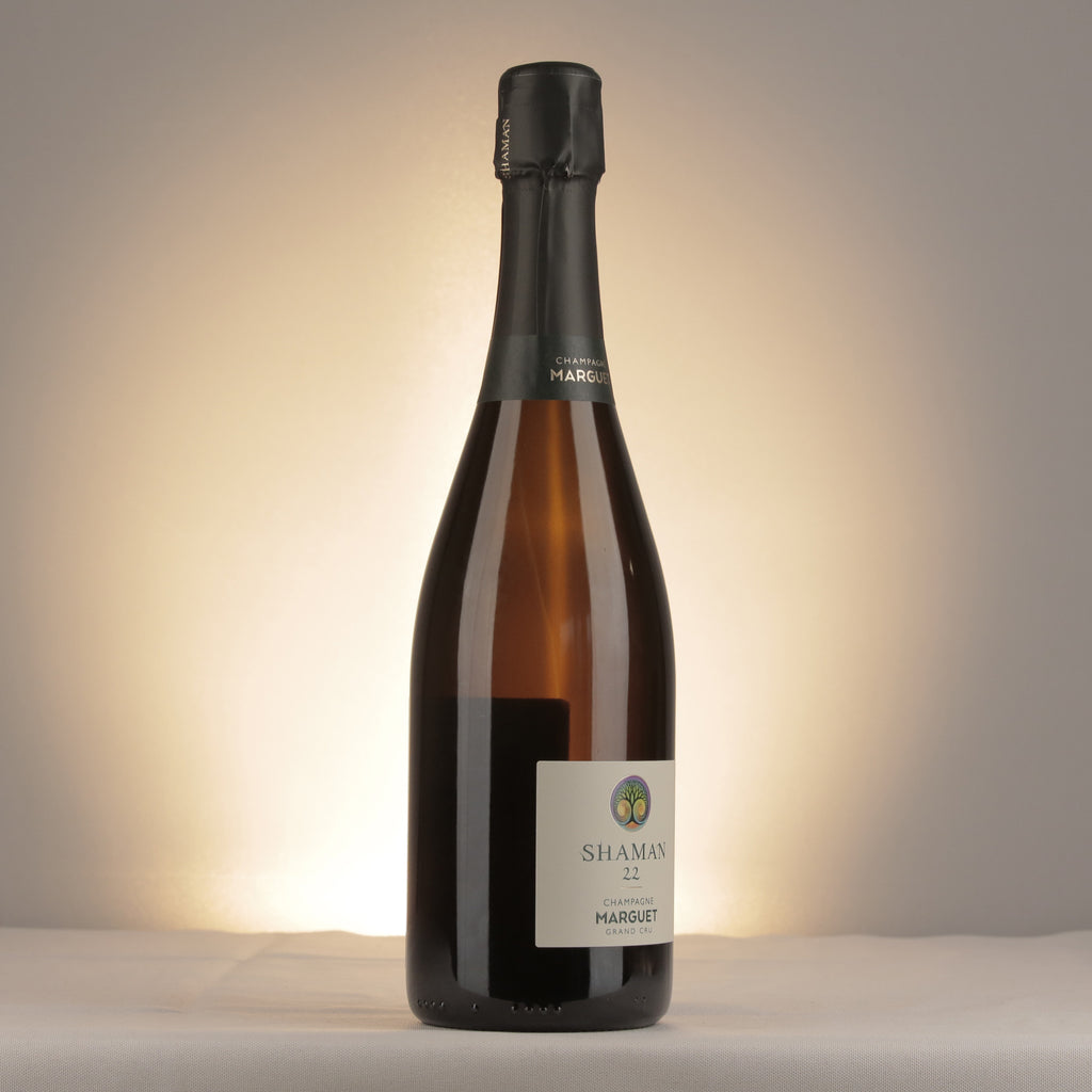 Marguet Shaman 22 Blanc Grand Cru 2022 Bottle label