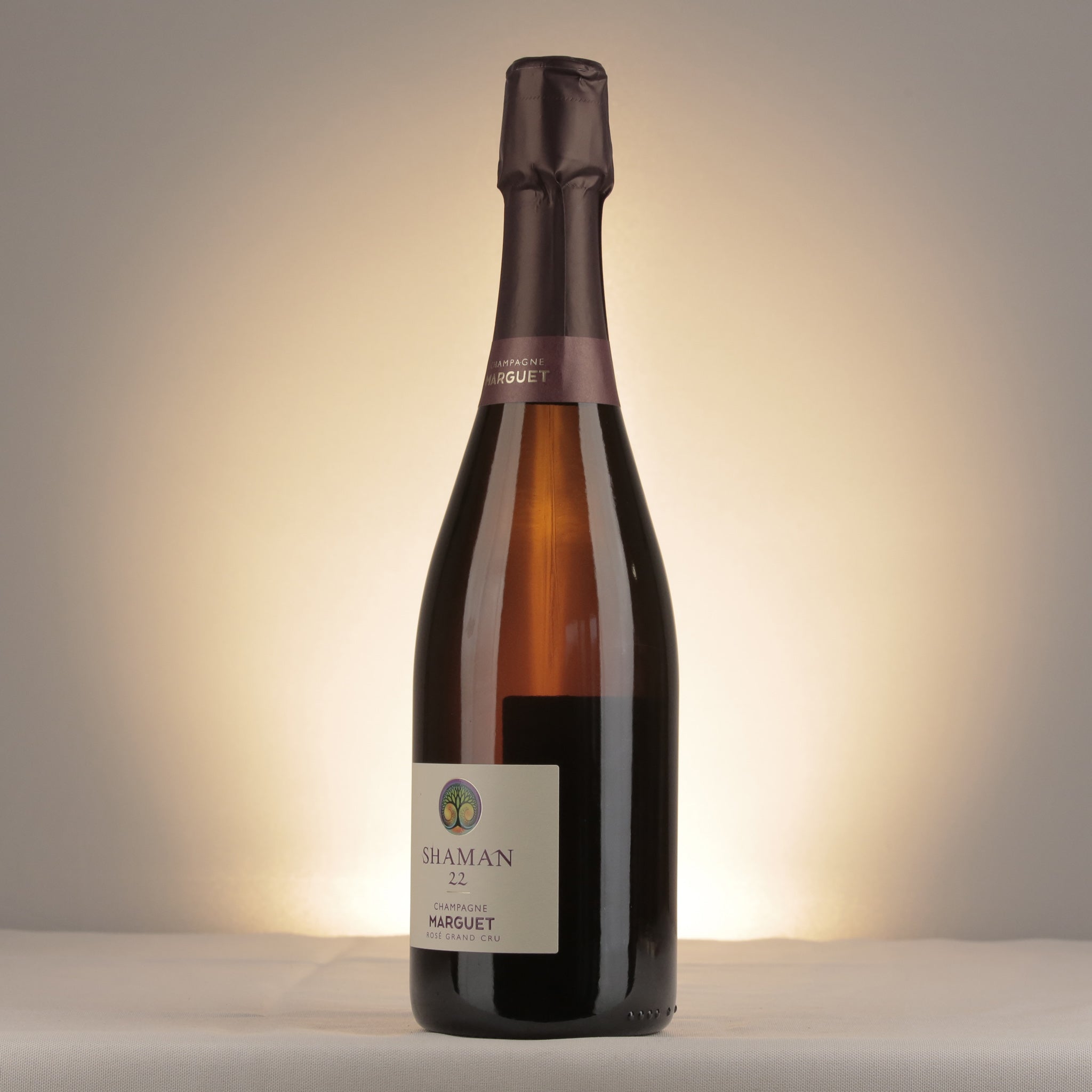 Marguet Shaman 22 Rosé Grand Cru 2022 Bottle detail
