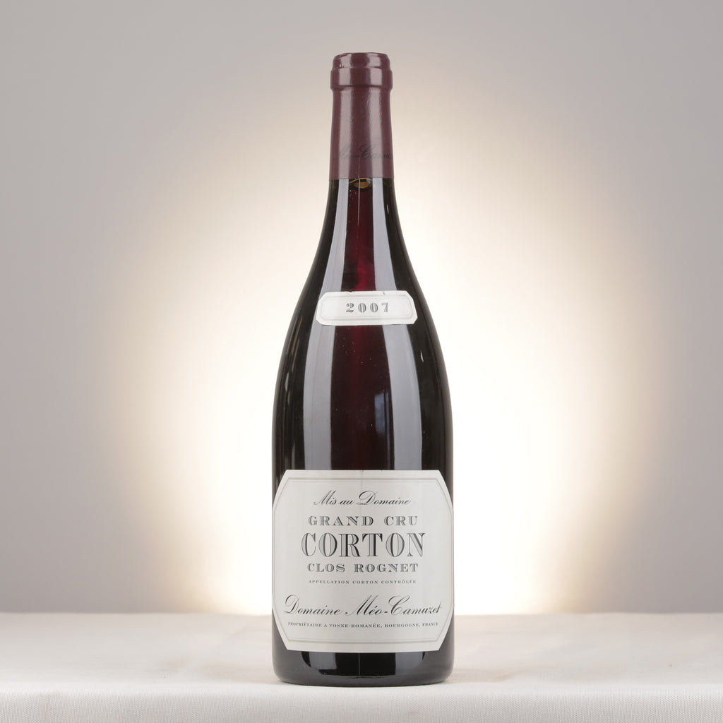 Méo-Camuzet Corton Grand Cru Clos Rognet 2007 Bottle front