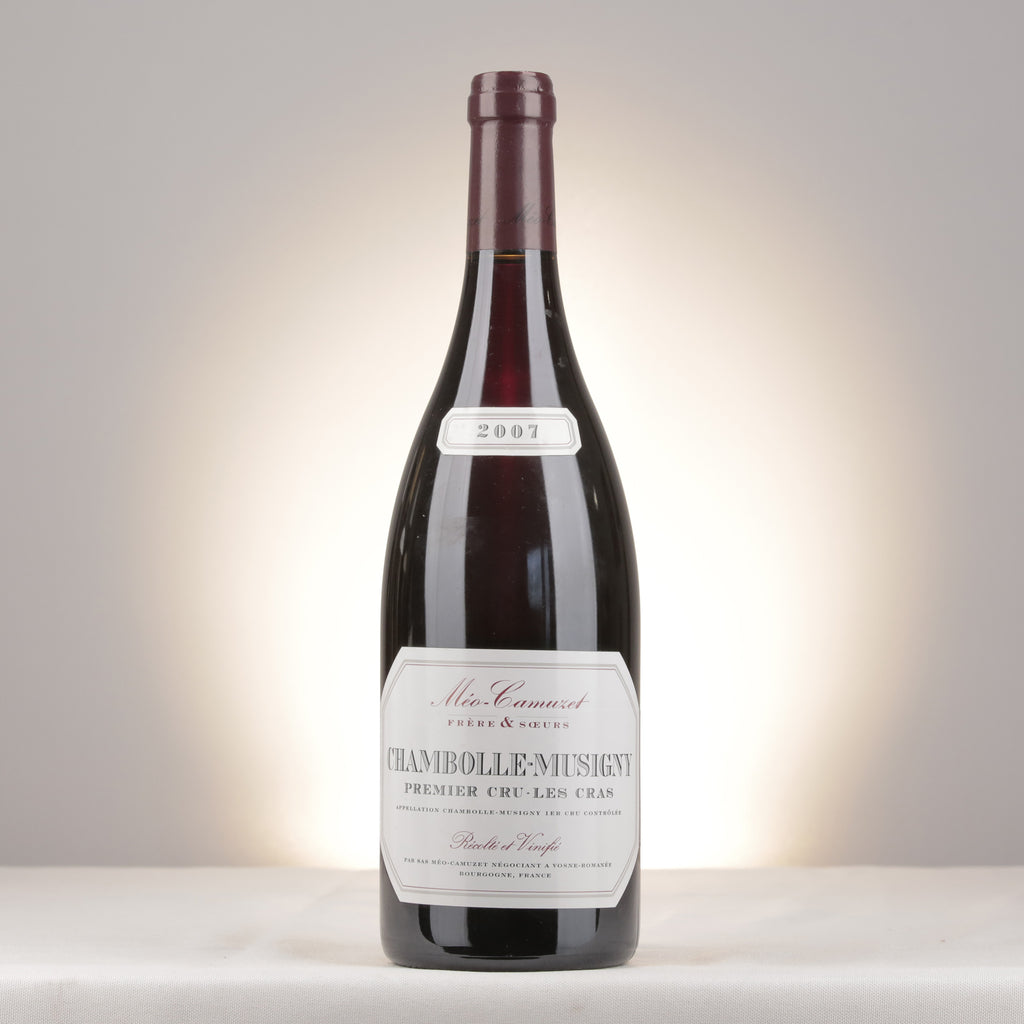 Méo-Camuzet Frère & Sœurs Chambolle-Musigny 1er Cru Les Cras 2007 Bottle front