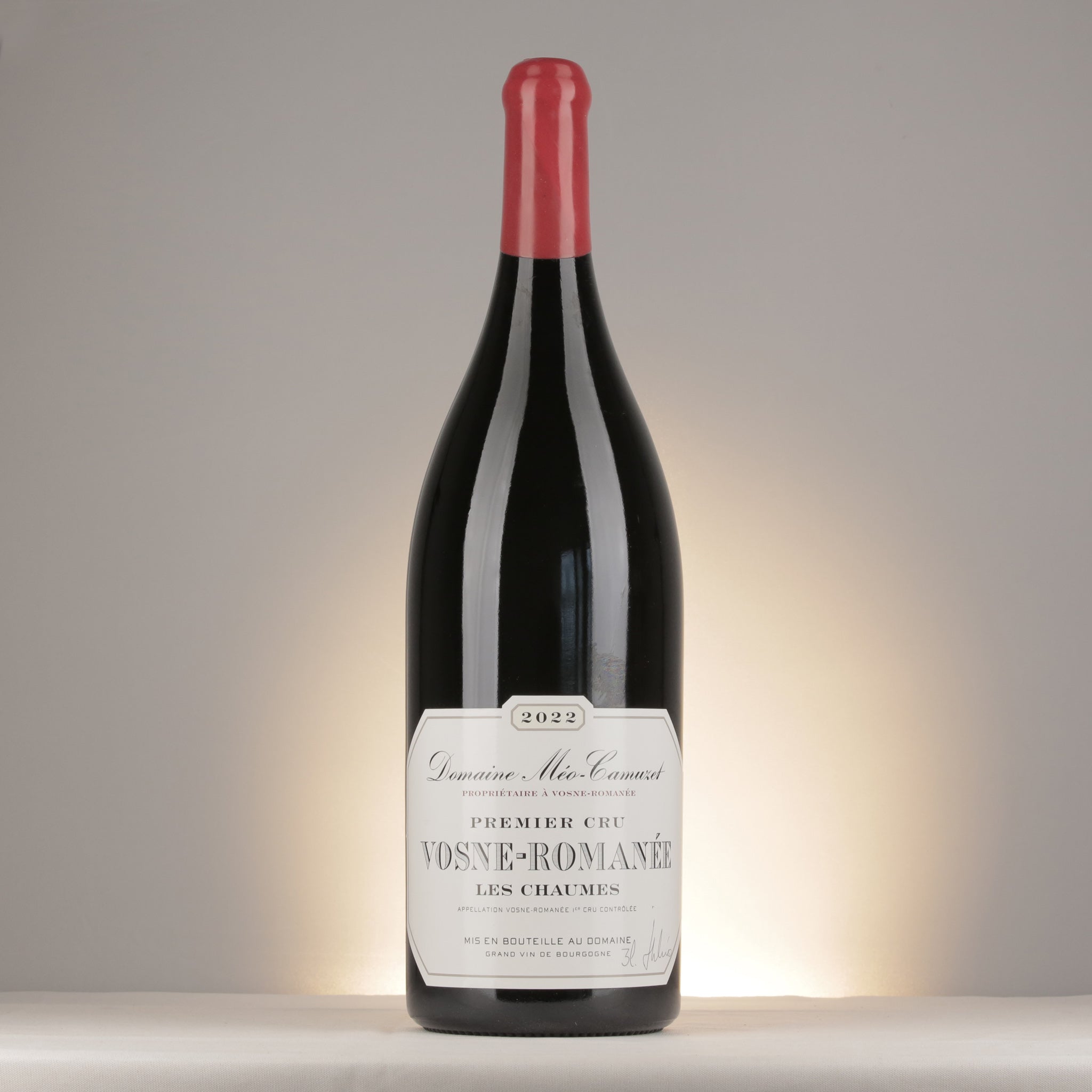 Méo-Camuzet Vosne-Romanée 1er Cru Les Chaumes 2022 Jeroboam detail