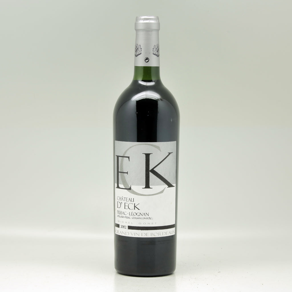 Michel Gonet et Fils Château d'Eck Pessac-Léognan 2002 Red wine Bottle