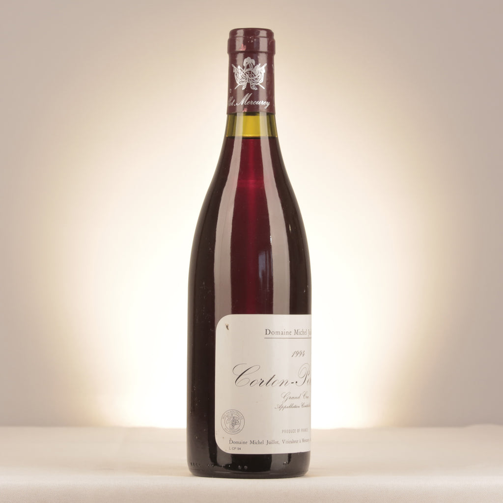 Domaine Michel Juillot Corton Grand Cru Les Perrières 1994 Bottle turned left