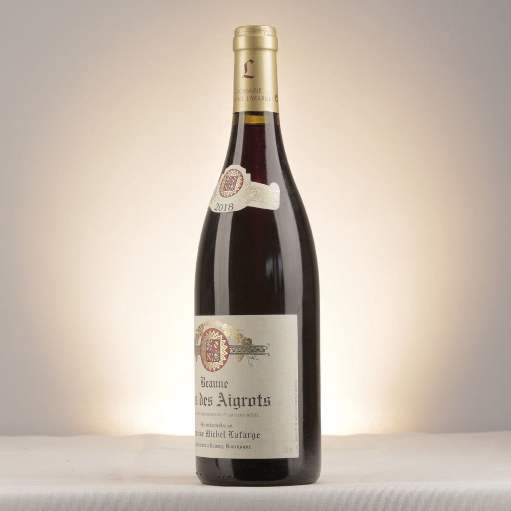 Michel Lafarge Beaune 1er Cru Les Aigrots Red 2018 Bottle detail