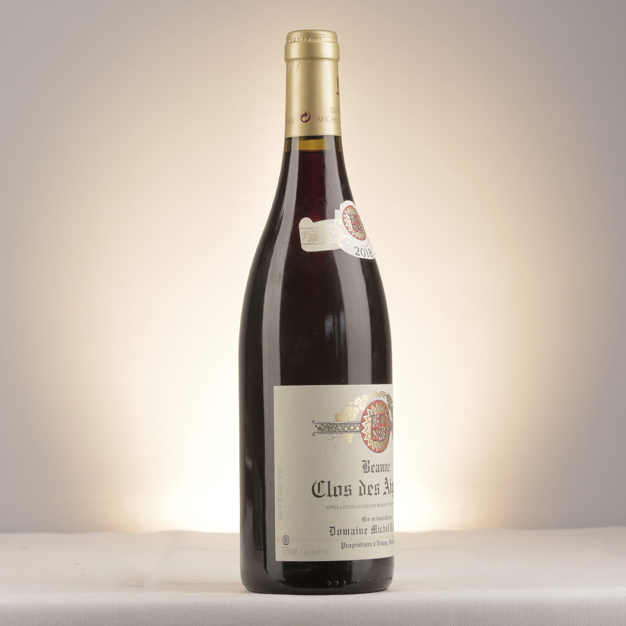 Michel Lafarge Beaune 1er Cru Les Aigrots Red 2018 Bottle label