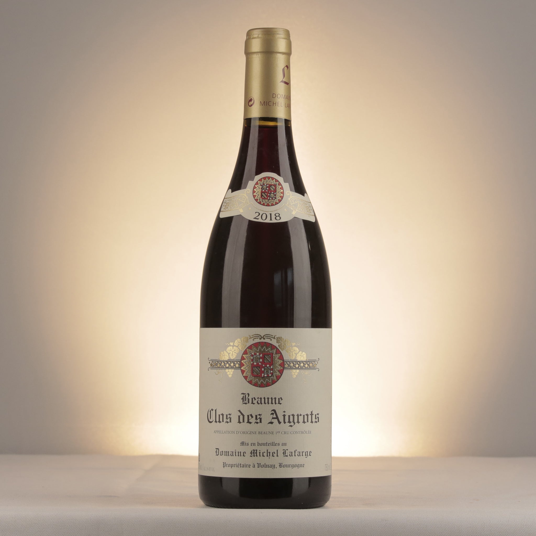 Michel Lafarge Beaune 1er Cru Les Aigrots Red 2018 Bottle front