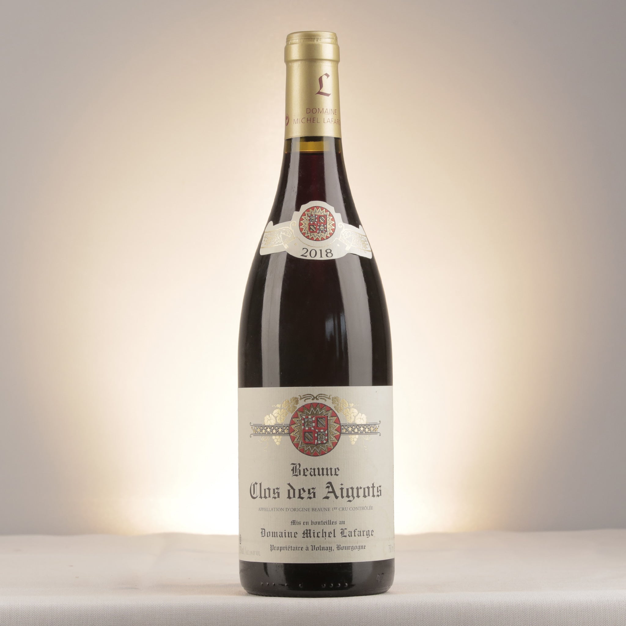 Michel Lafarge Beaune 1er Cru Les Aigrots Red 2018 Bottle front
