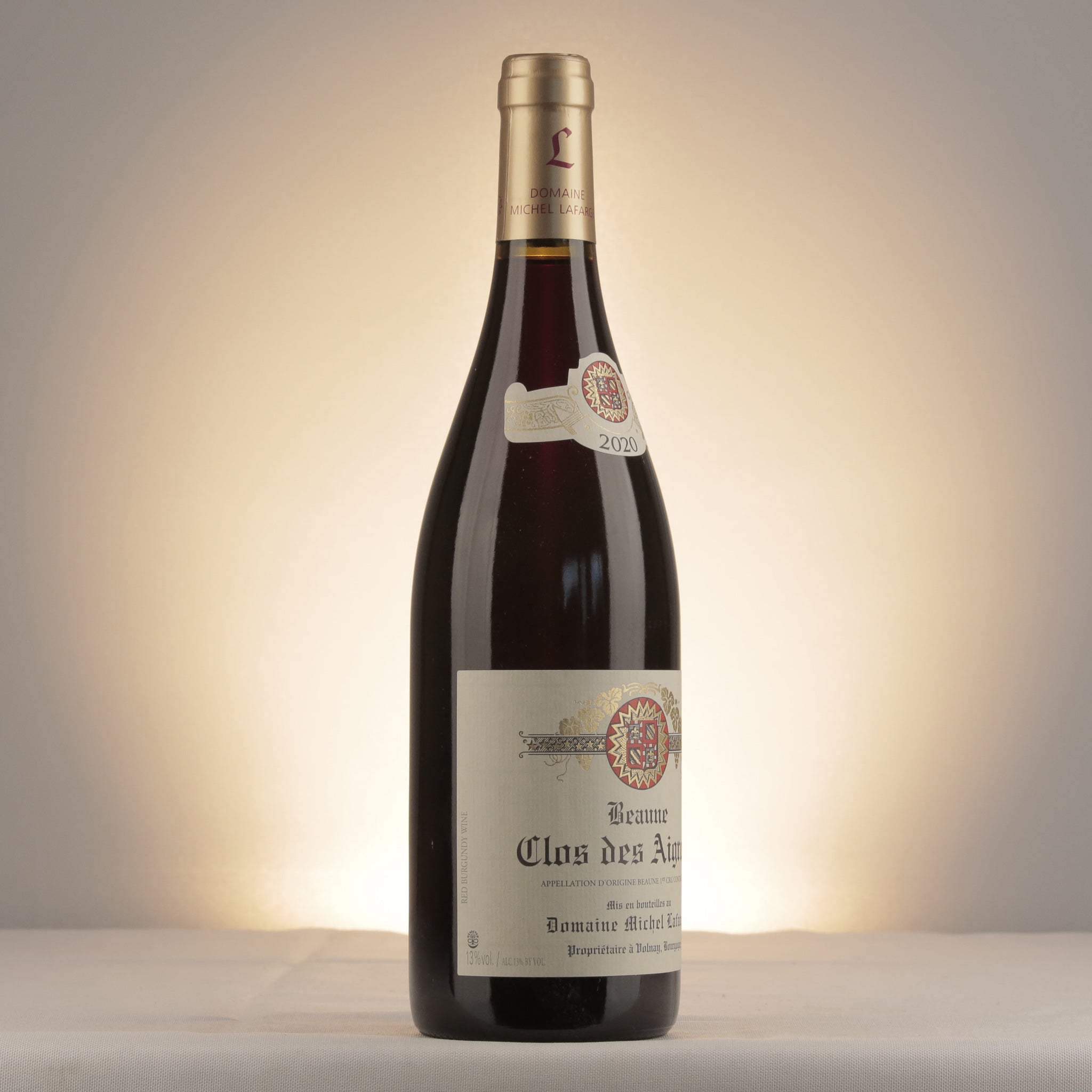 Michel Lafarge Beaune 1er Cru Les Aigrots Red 2020 Bottle label