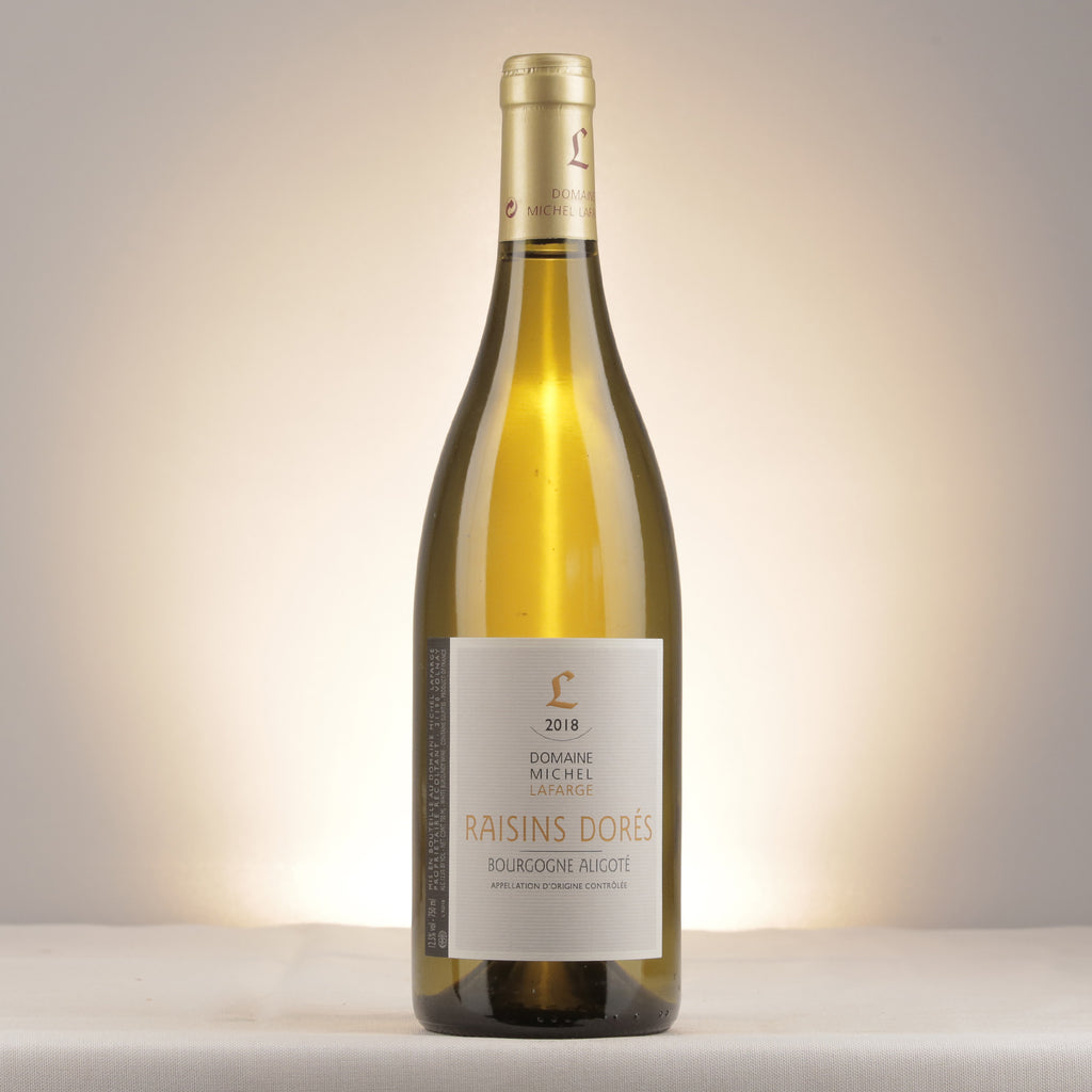 Michel Lafarge Bourgogne "Raisins Dorés" 2018 Bottle front
