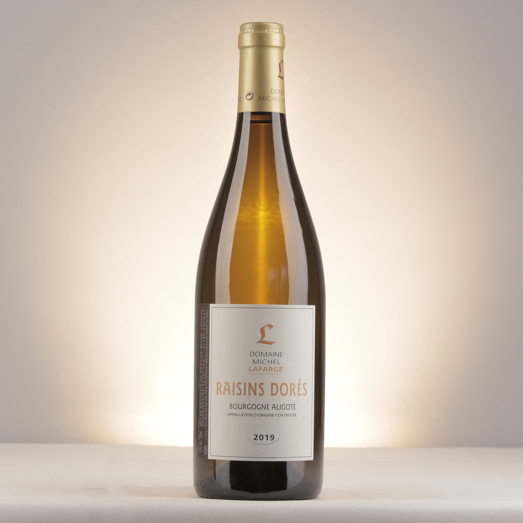 Michel Lafarge Bourgogne "Raisins Dorés" 2019 Bottle front