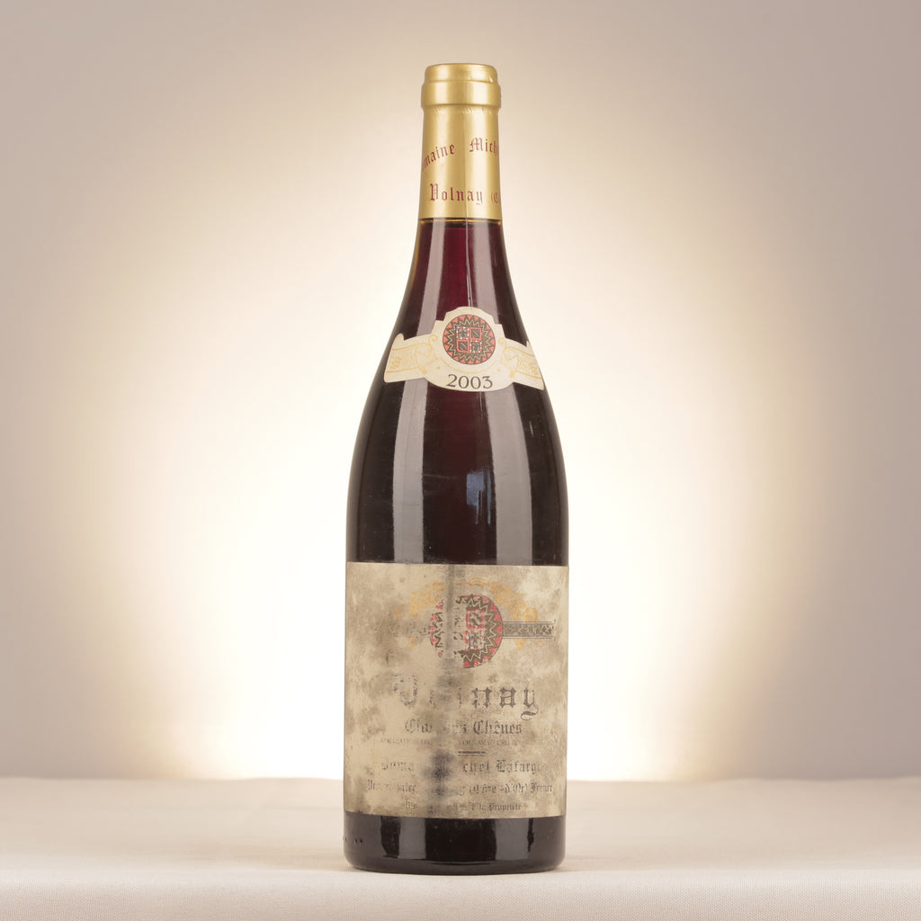 Michel Lafarge Volnay 1er Cru Clos des Chênes 2003 Bottle front