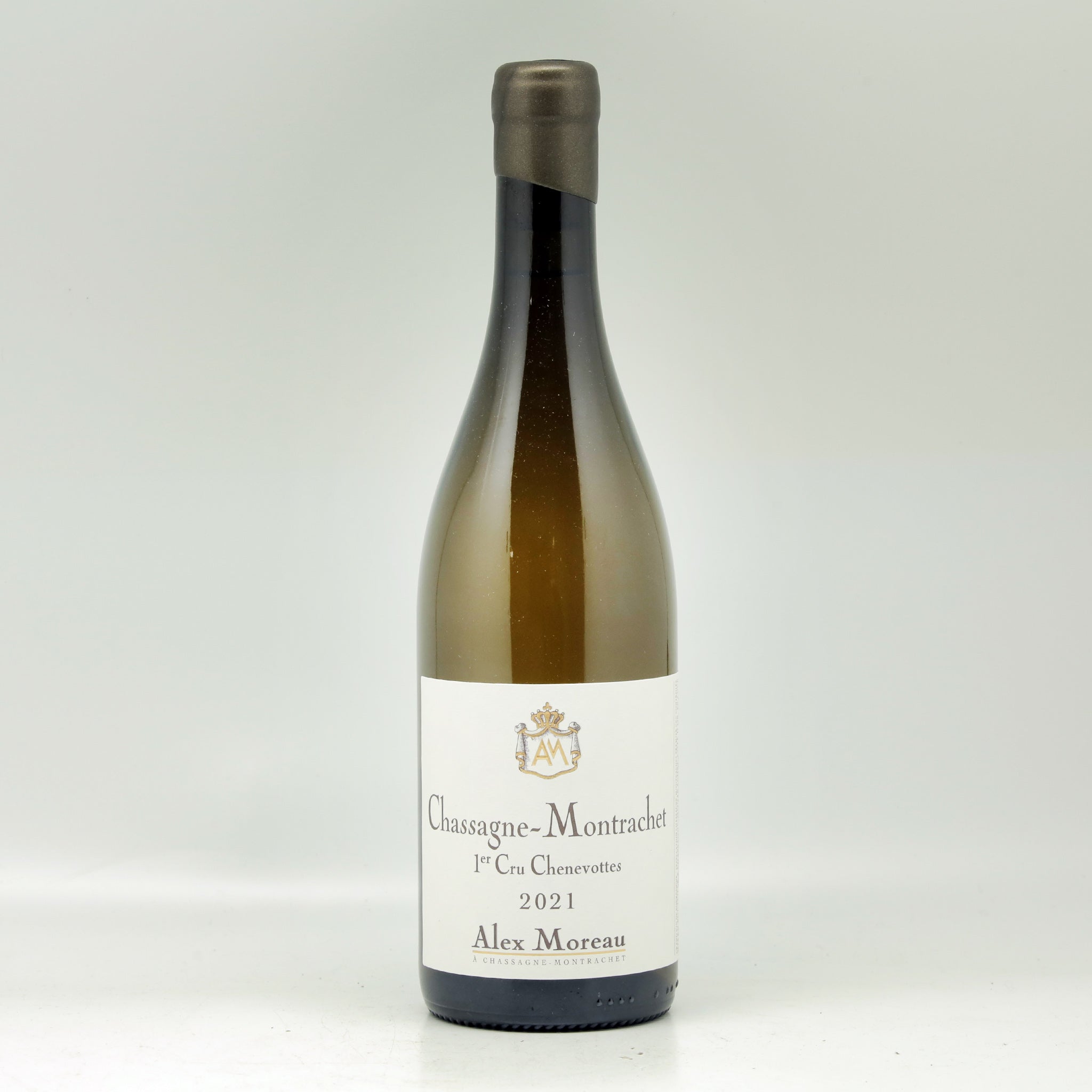 Domaine Alexandre Moreau Chassagne Montrachet Les Chenevottes 1er Cru 2021 White wine Bottle