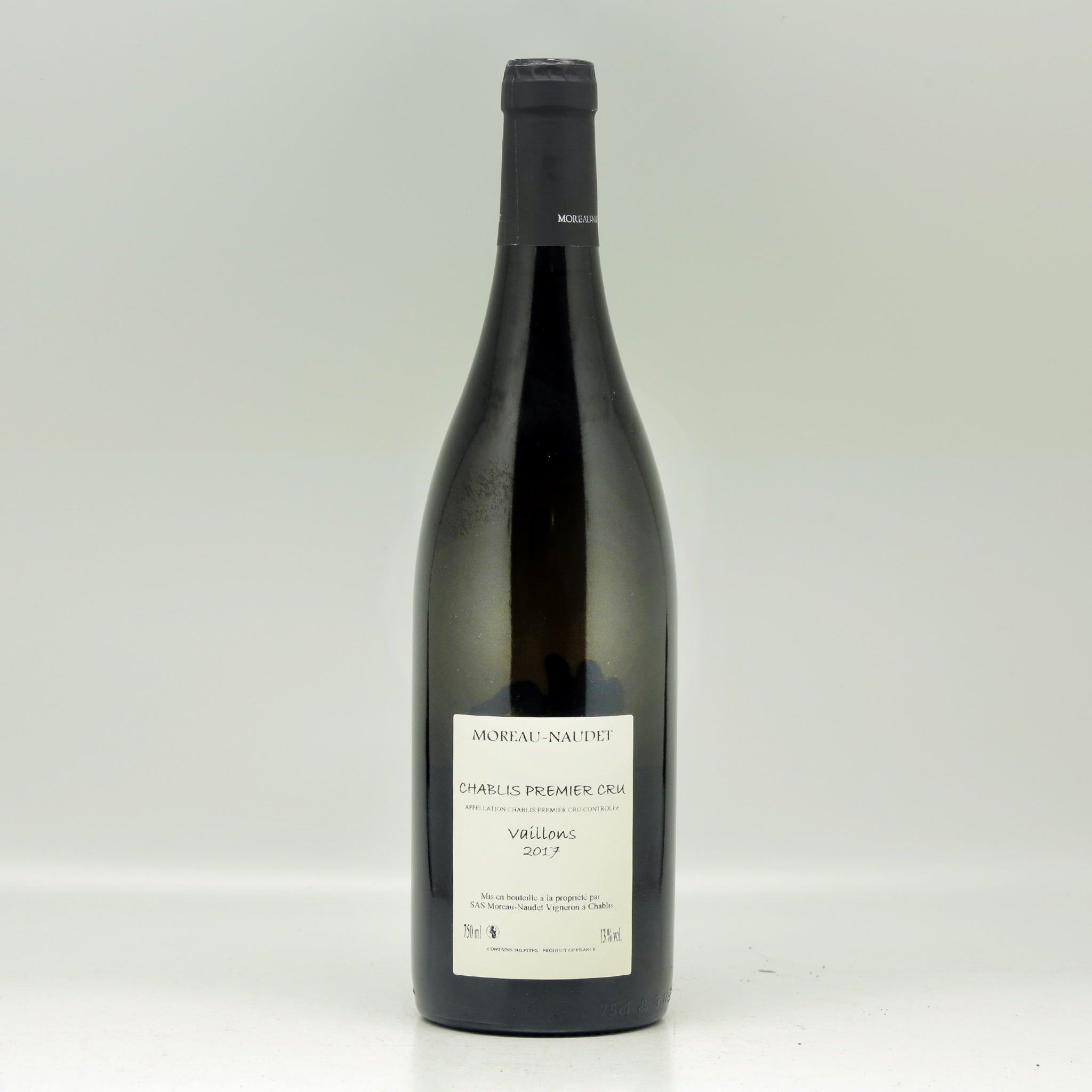 Domaine Moreau-Naudet Chablis 1er Cru Vaillons 2017 White wine Bottle