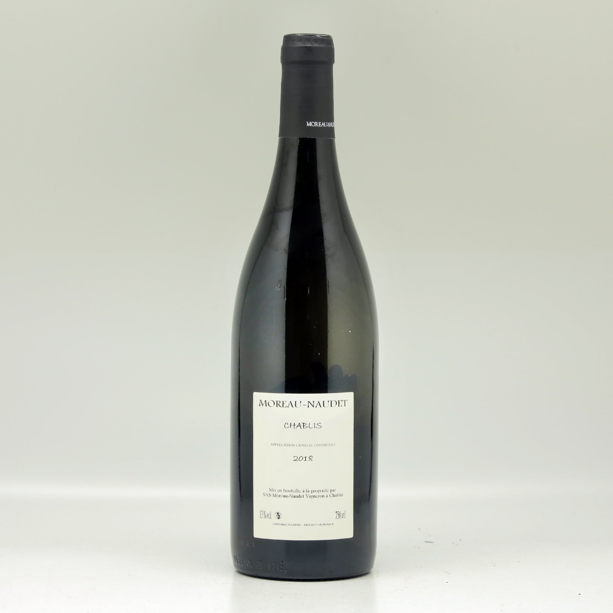 Domaine Moreau-Naudet Chablis 2018 White wine Bottle