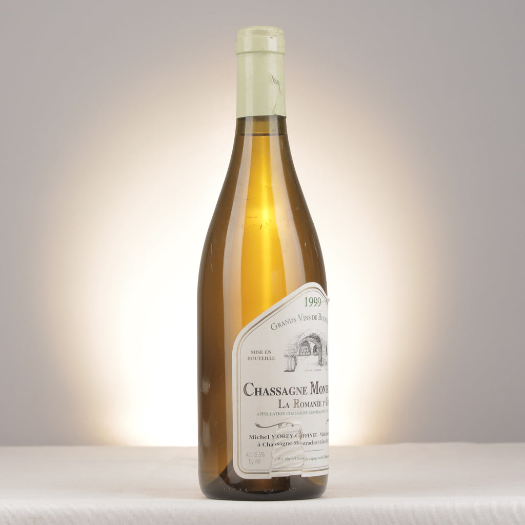 Domaine Morey-Coffinet Chassagne-Montrachet 1er Cru La Romanée 1999 Bottle turned right (lot 2e6a)