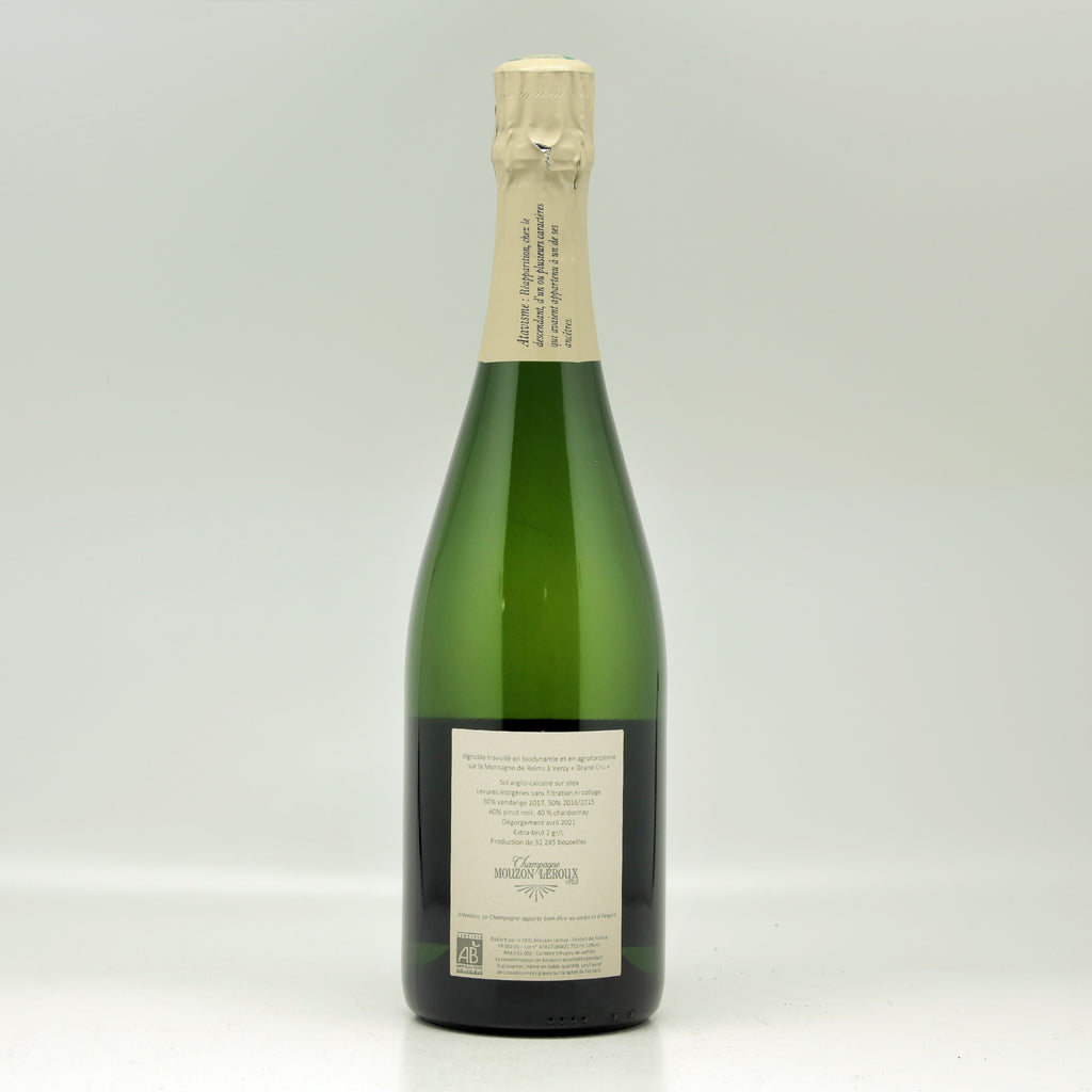 Champagne Mouzon-Leroux & Fils Extra Brut Grand Cru "L'Atavique" Champagne Bottle
