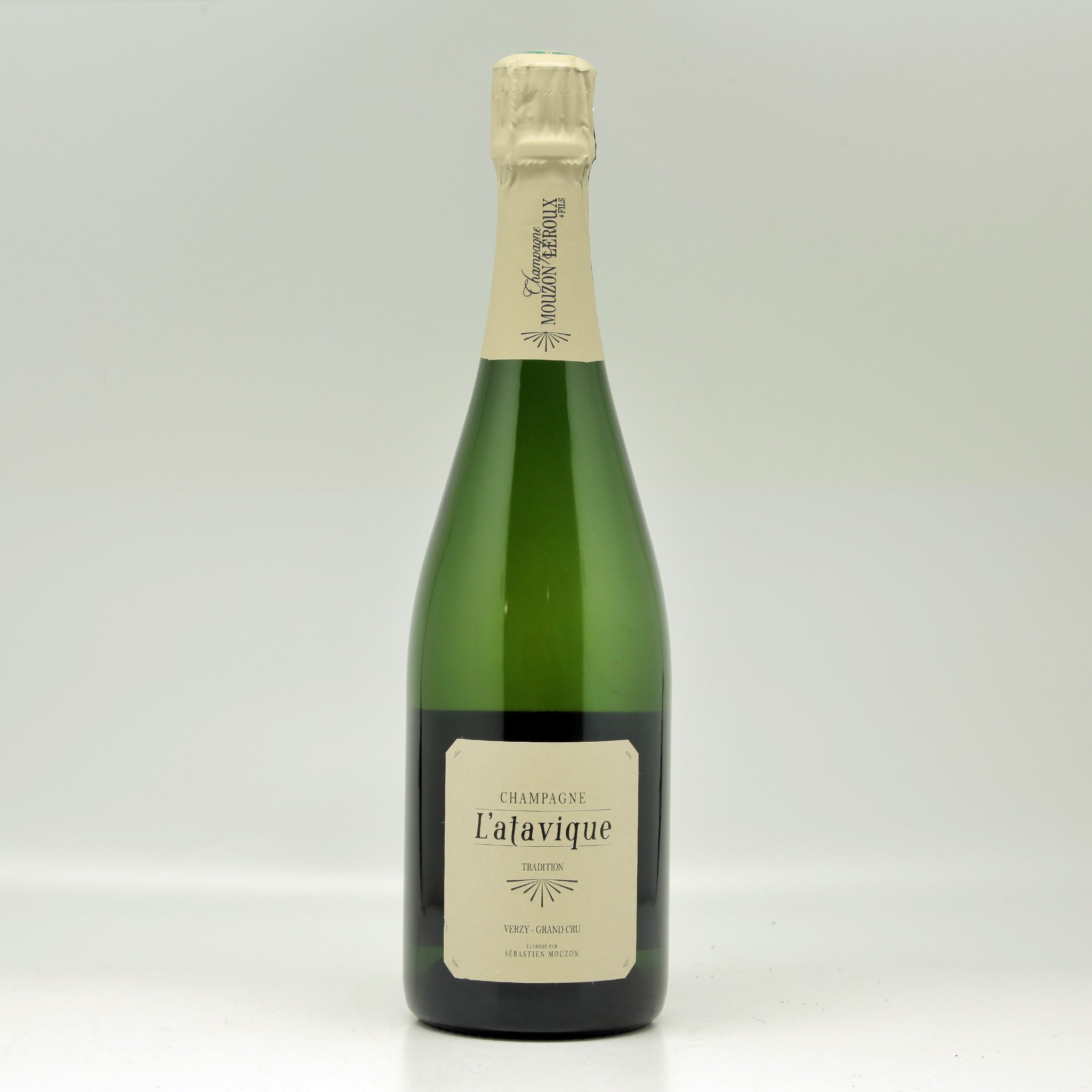Champagne Mouzon-Leroux & Fils Extra Brut Grand Cru "L'Atavique" Champagne Bottle