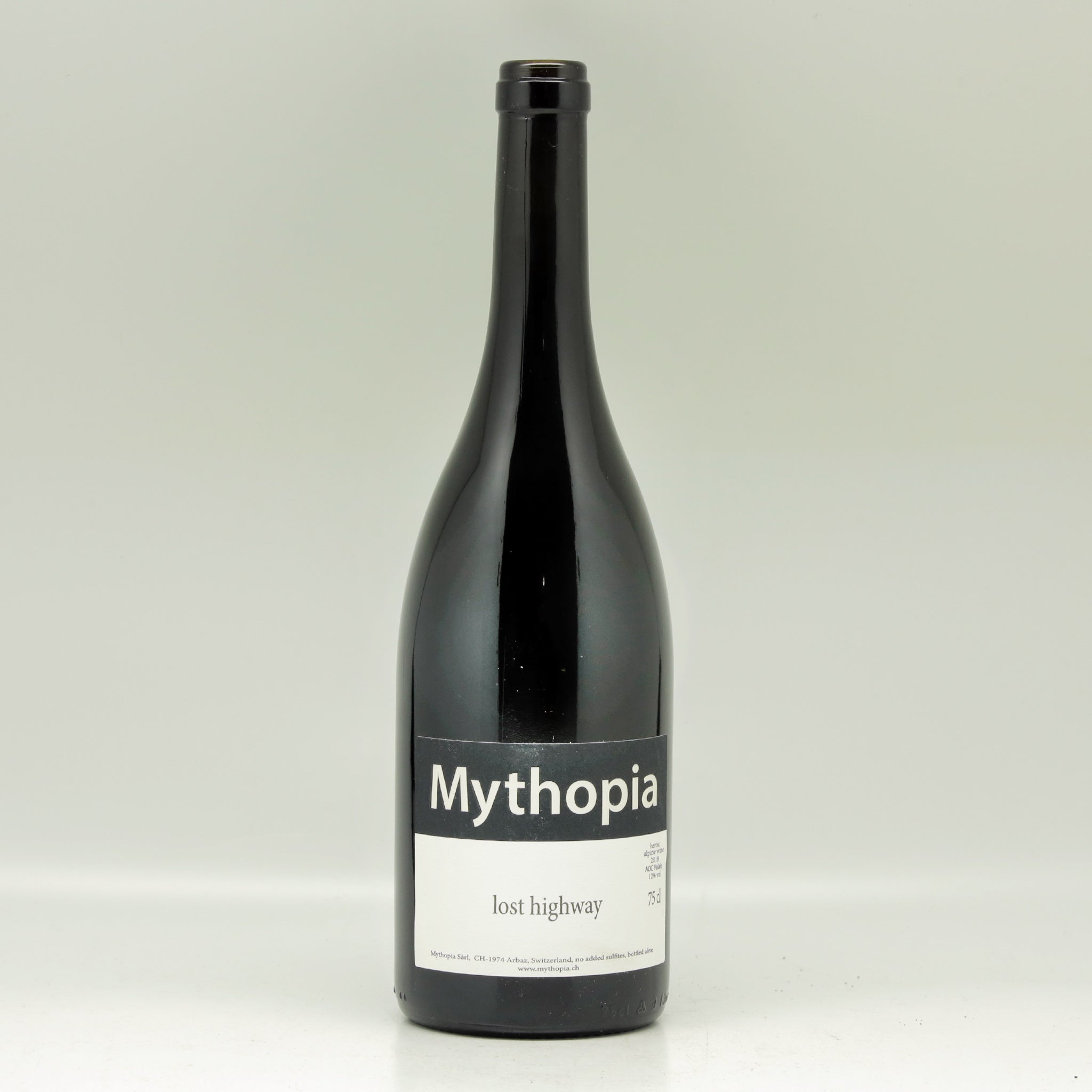 Mythopia Valais "Lost Highway" 2018 Red wine Bottle