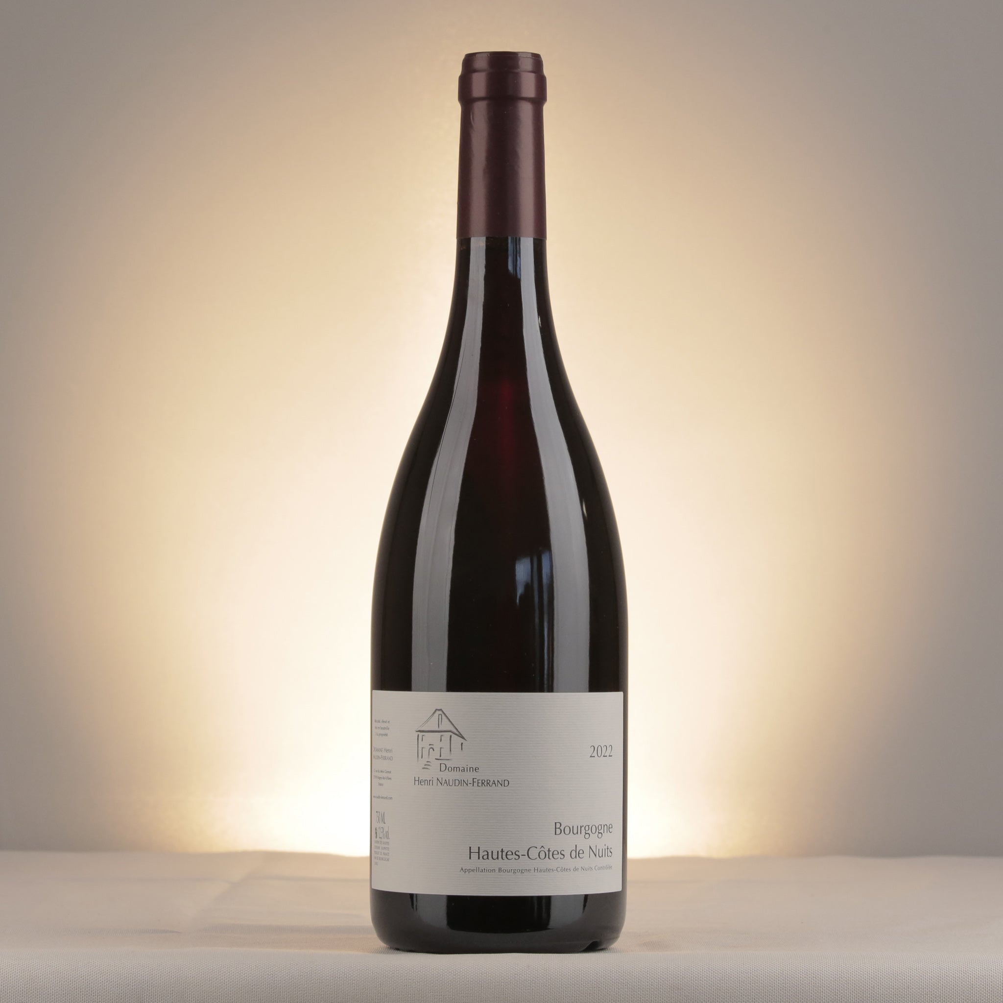Naudin-Ferrand Bourgogne Hautes Côtes de Nuits Rouge 2022 Bottle front