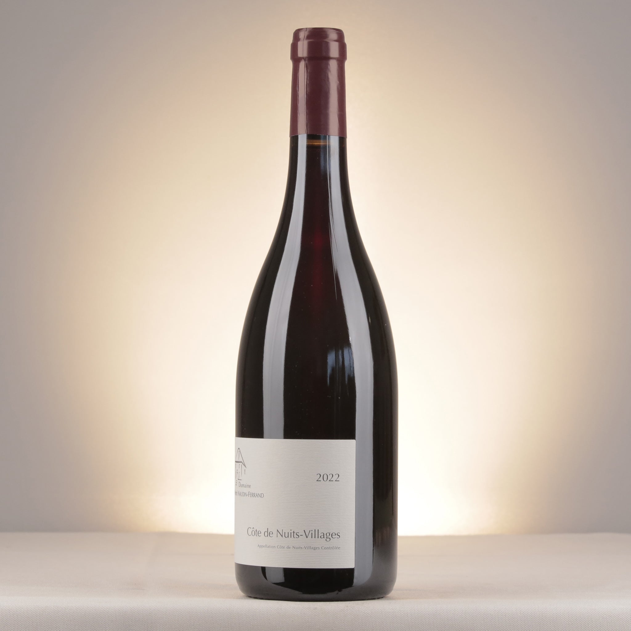 Naudin-Ferrand Côte de Nuits-Villages Rouge 2022 Bottle detail