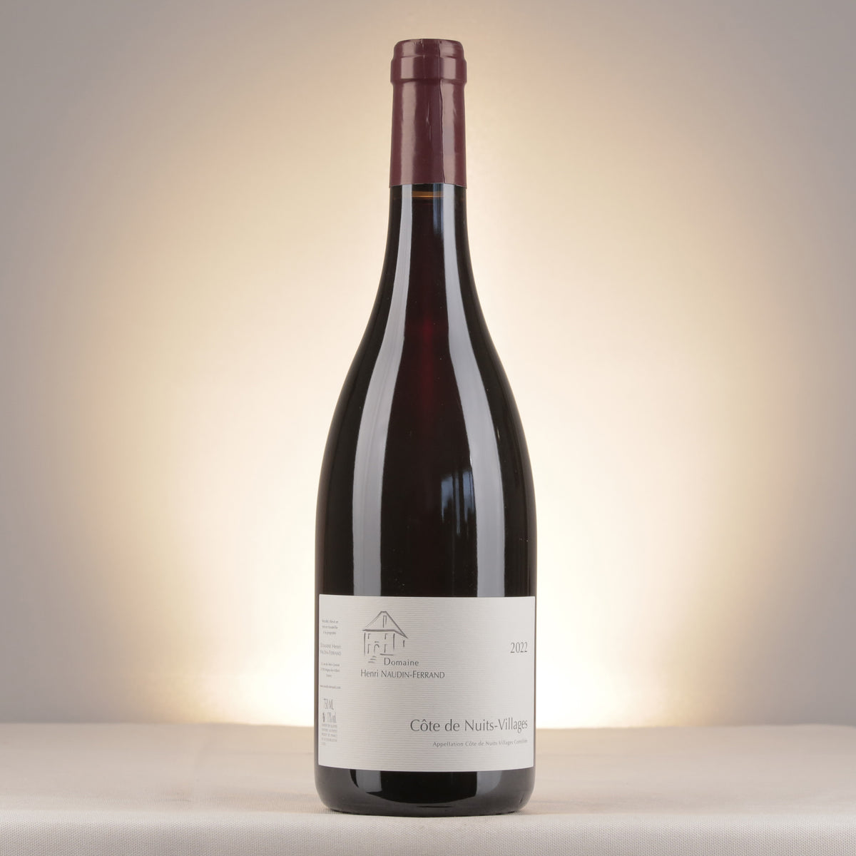 Naudin-Ferrand Côte de Nuits-Villages Rouge 2022 Bottle front